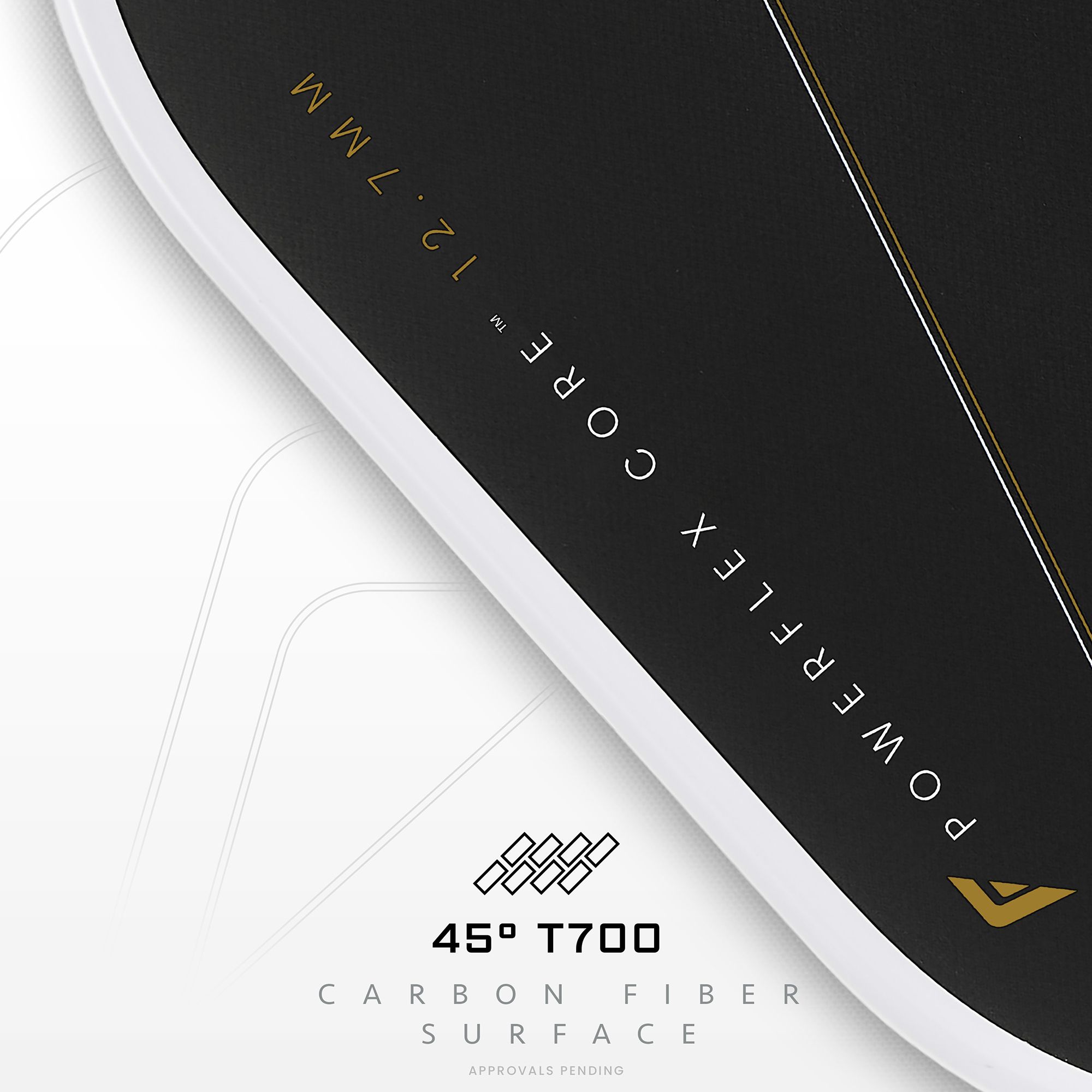 Franklin x Anne Leigh Waters C45 Aurelius Carbon Fiber 12.7mm Pickleball Paddle product image