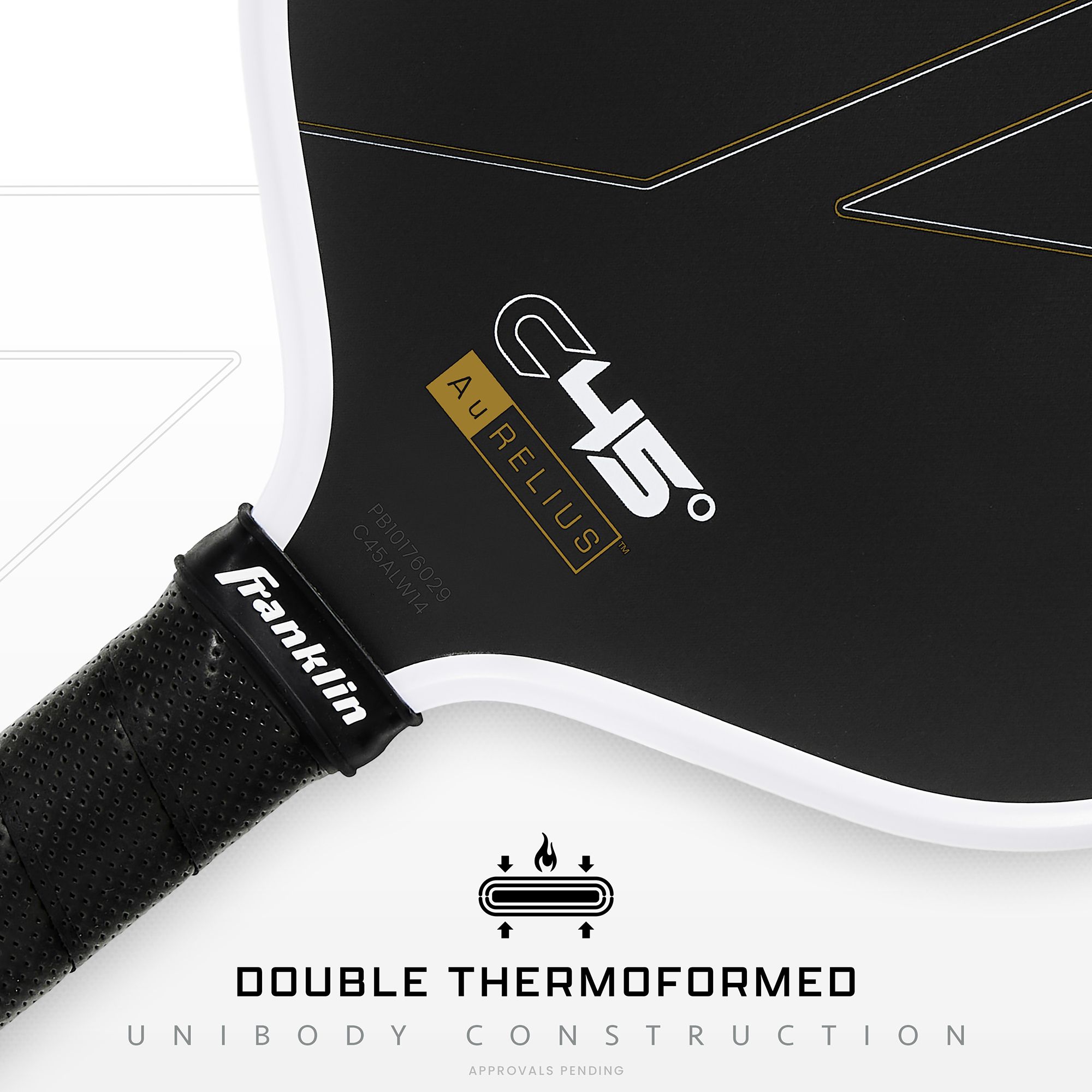 Franklin x Anne Leigh Waters C45 Aurelius Carbon Fiber 14mm Pickleball Paddle product image