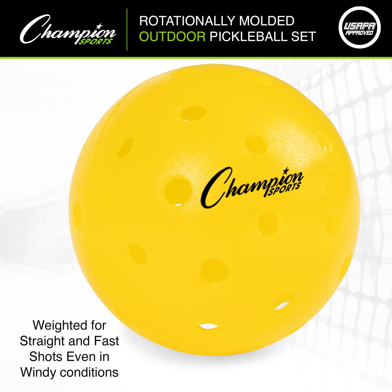 Champion Sports Roto Molded Outdoor Pickleballs product image