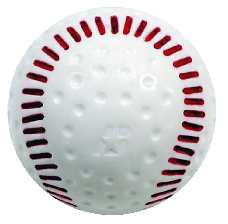 Baden Dimpled White Training Baseballs - 12 Pack