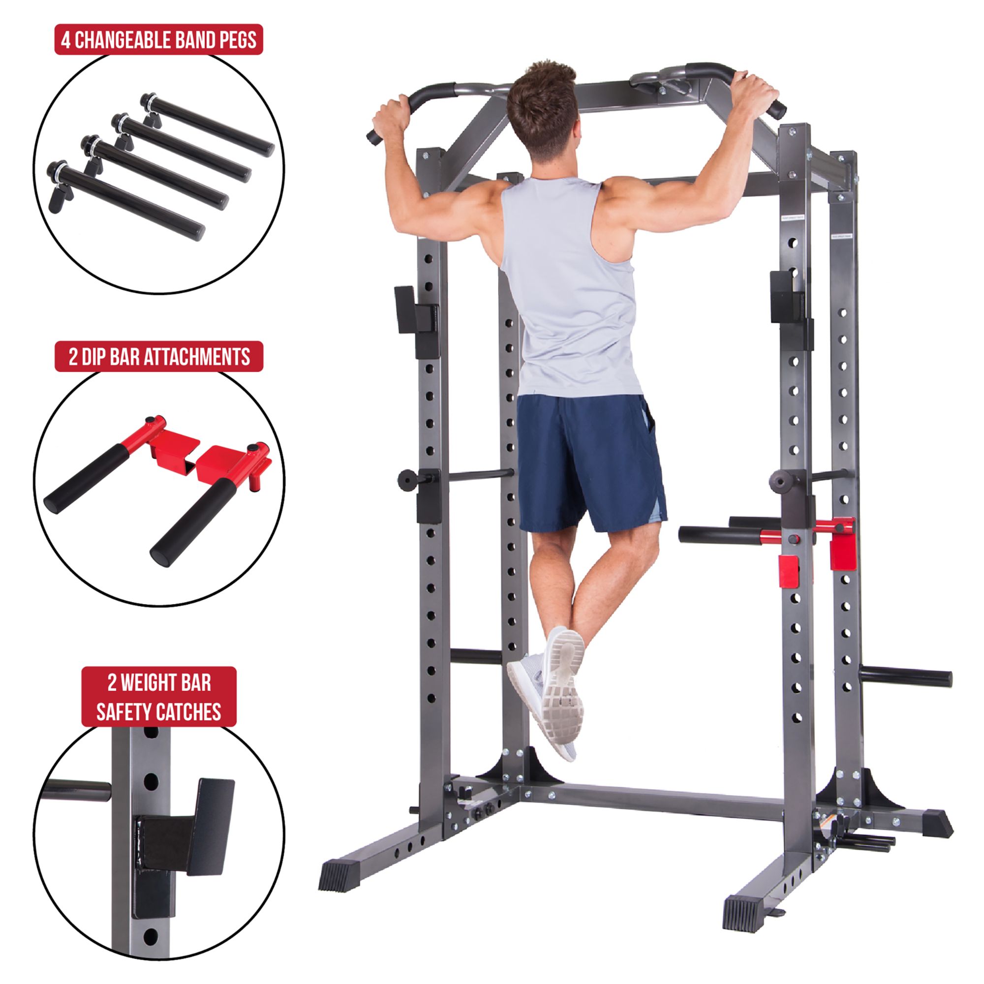 Body Champ Deluxe Power Rack Cage System