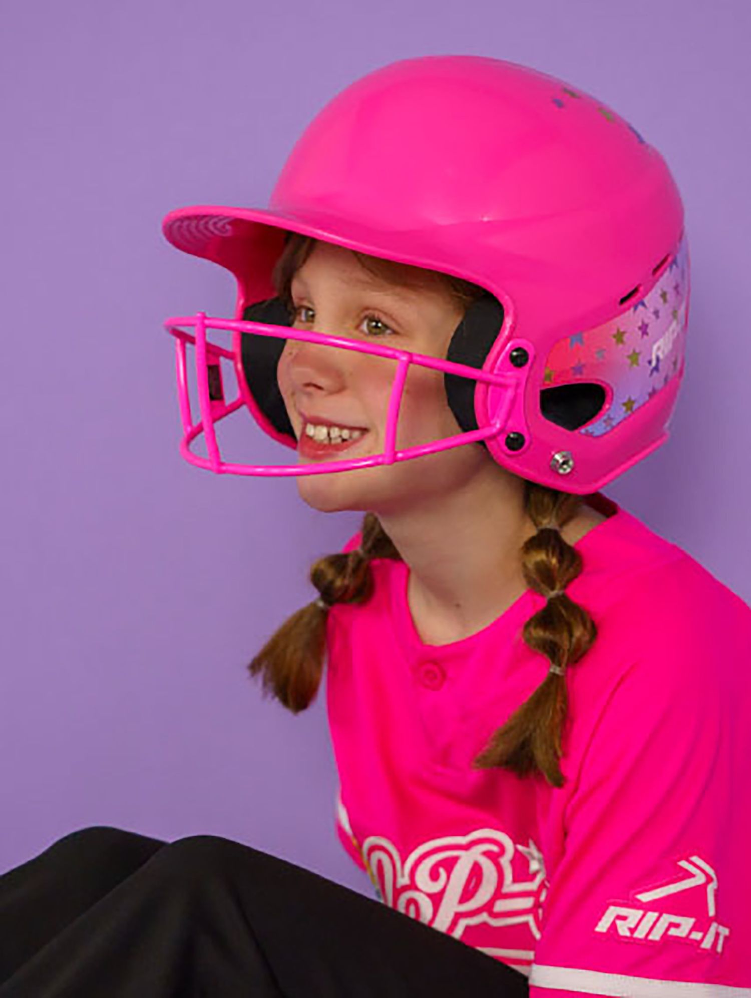 RIP-IT Girls' Play Ball Starlight Softball Batting Helmet product image