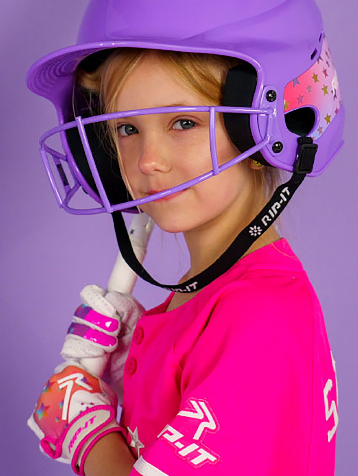 RIP-IT Girls' Play Ball Starlight Softball Batting Helmet product image