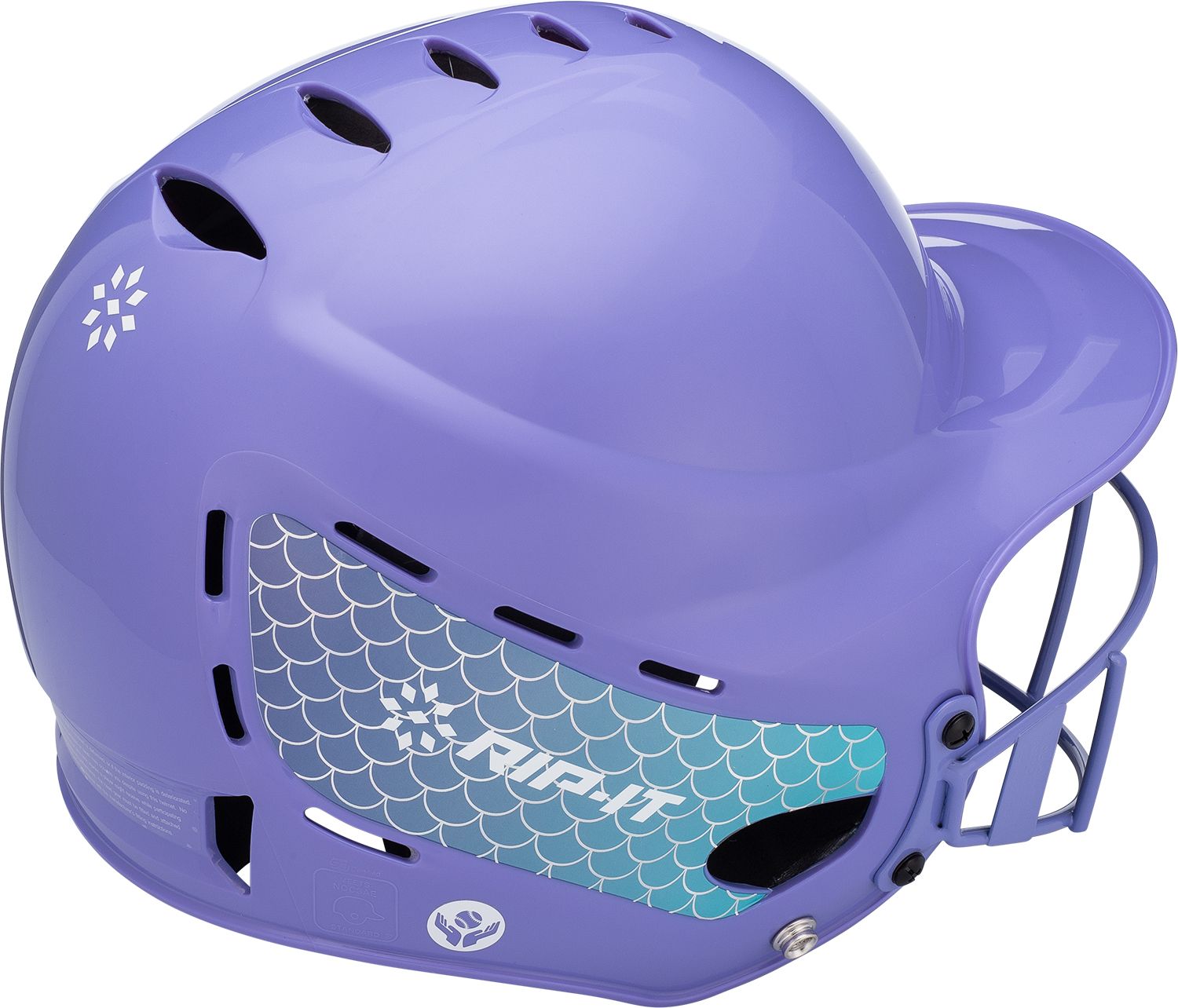 RIP-IT Girls' Emma Collection 'Play Ball' Softball Batting Helmet product image