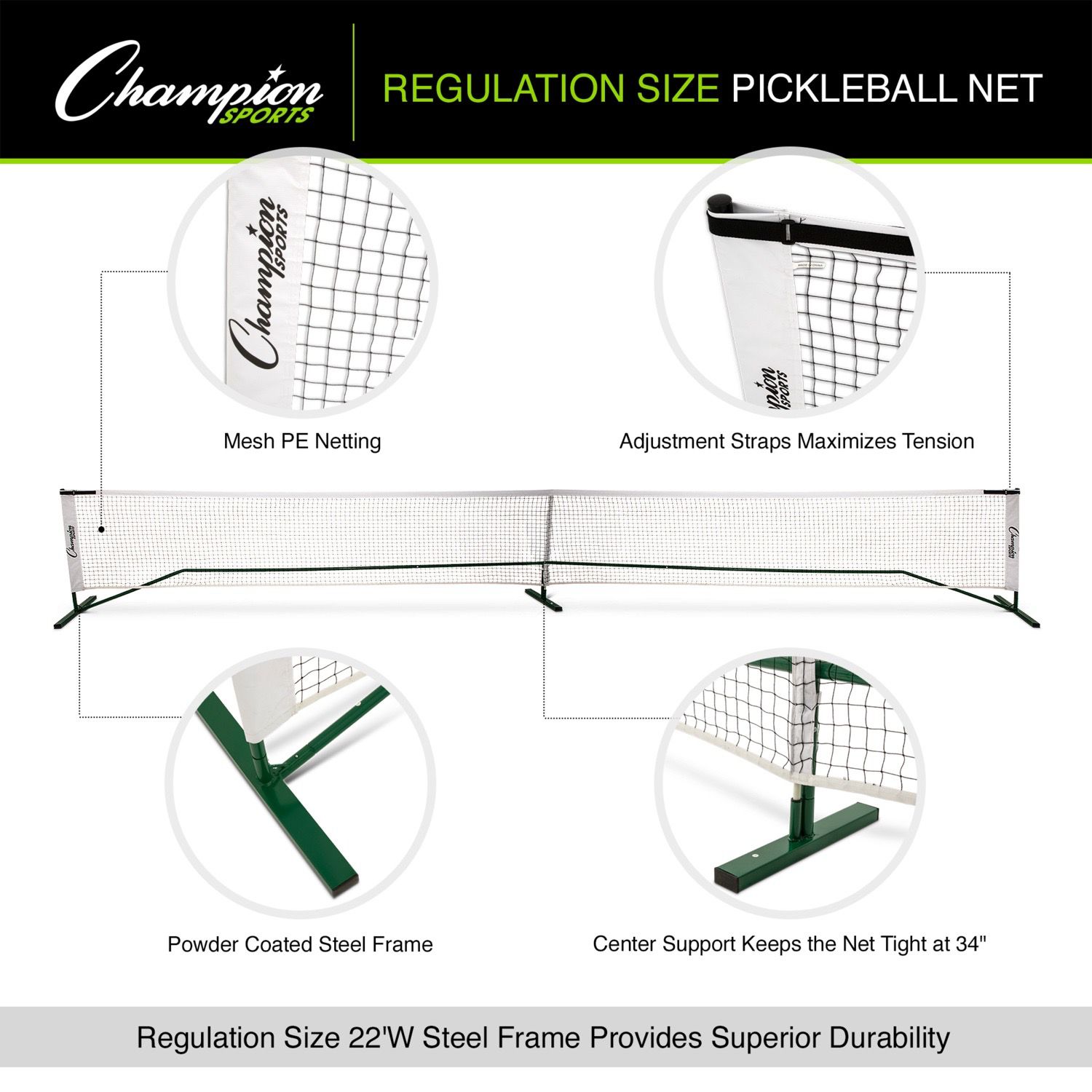 Champion Sports Pickleball Net product image