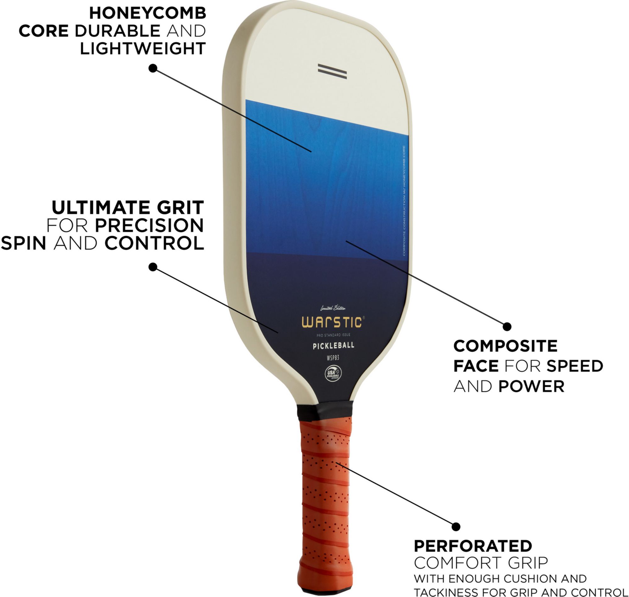 Warstic WSPB3 Pro Standard Pickleball Paddle product image