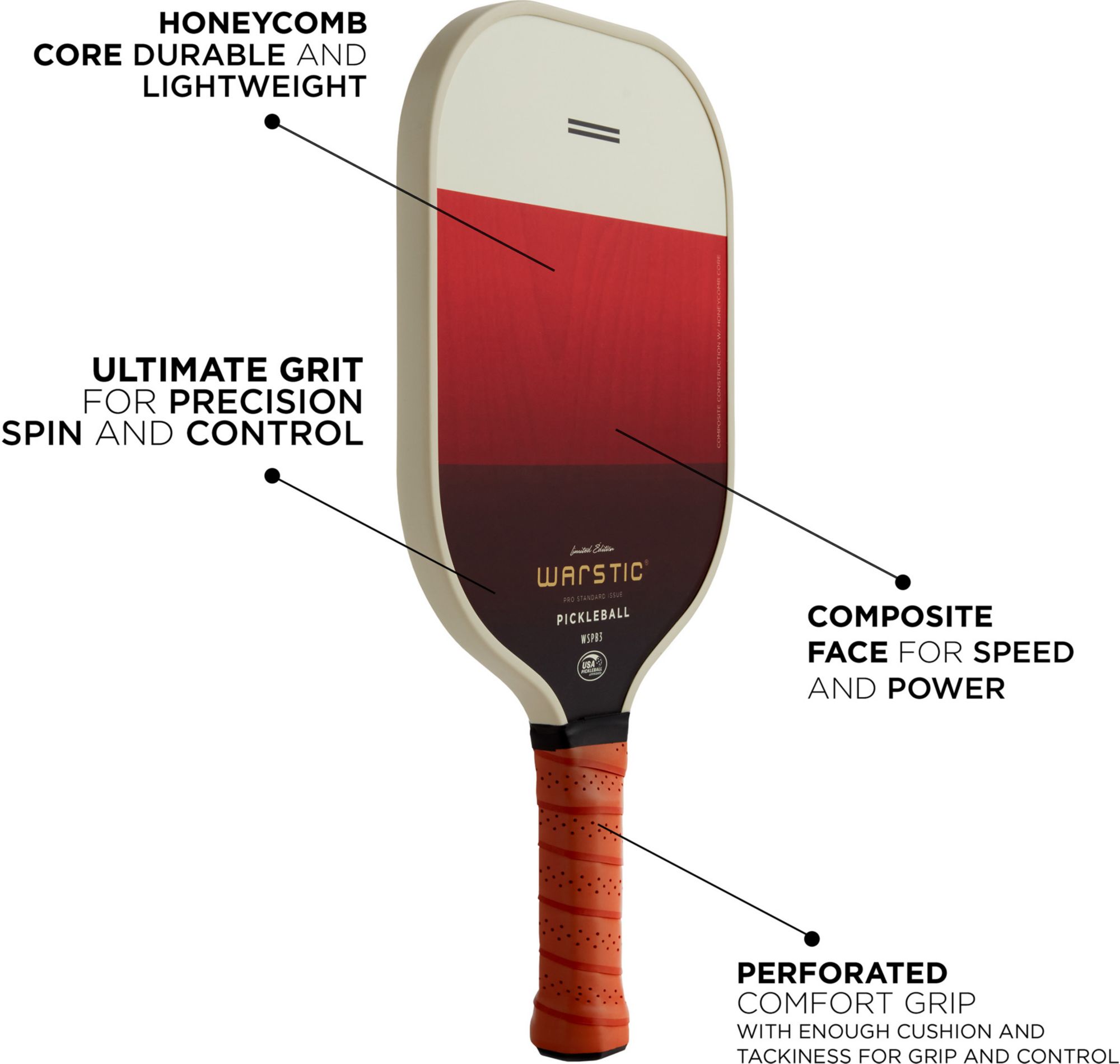 Warstic WSPB3 Pro Standard Pickleball Paddle product image