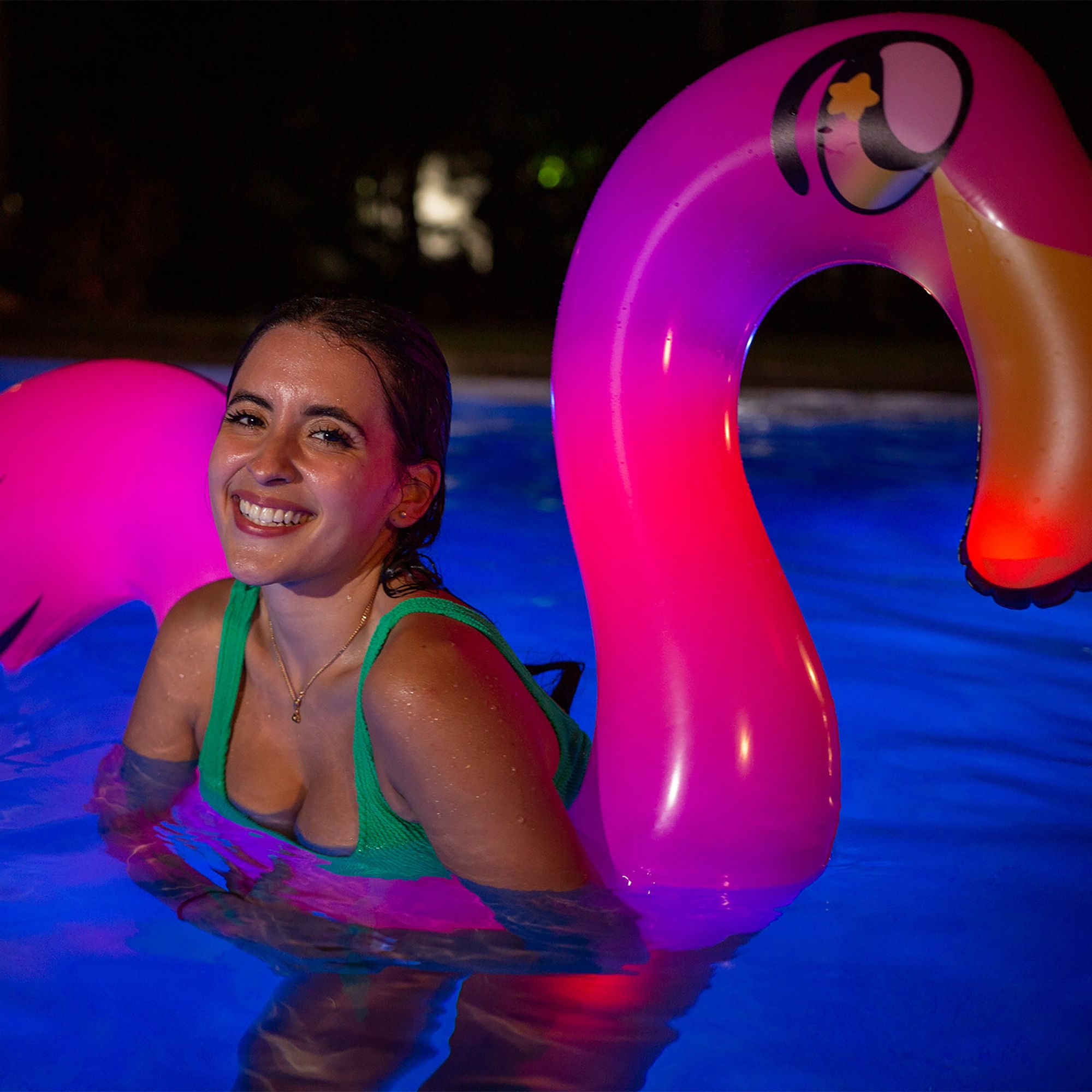 PoolCandy LED Flamingo RideOn Noodle product image