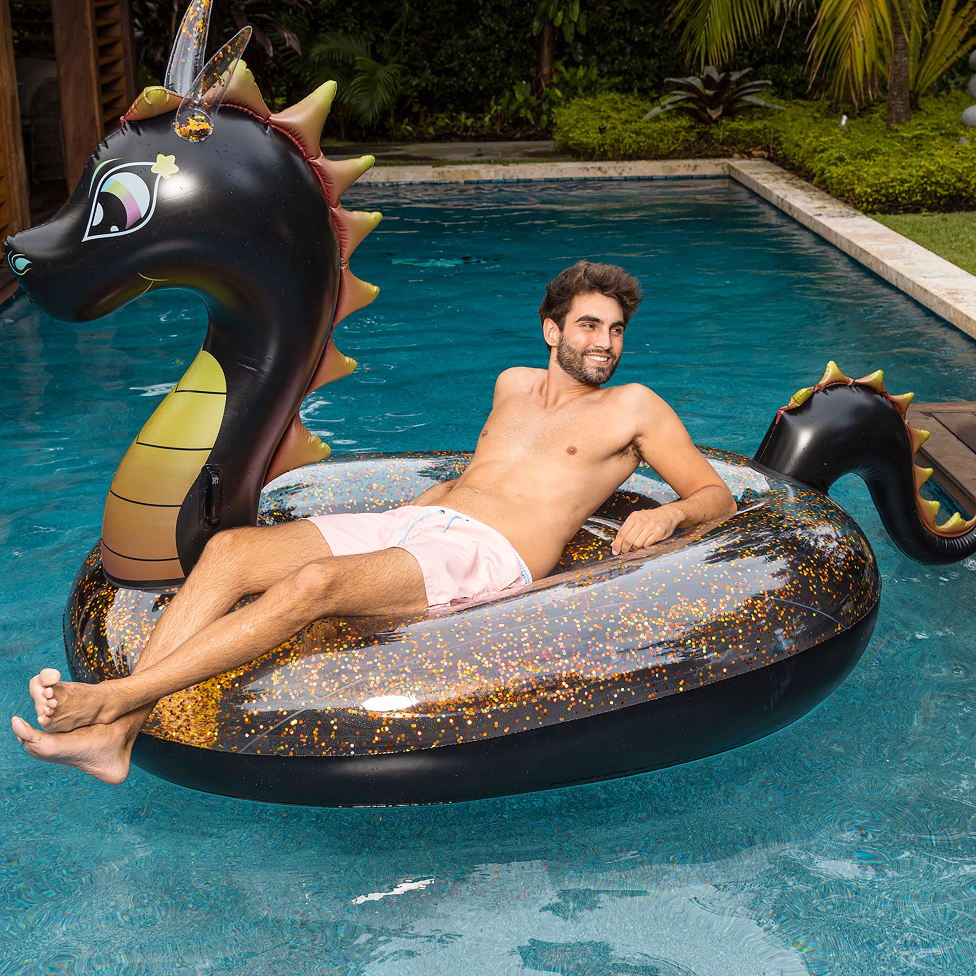 PoolCandy Jumbo Glitter Dragon Raft product image