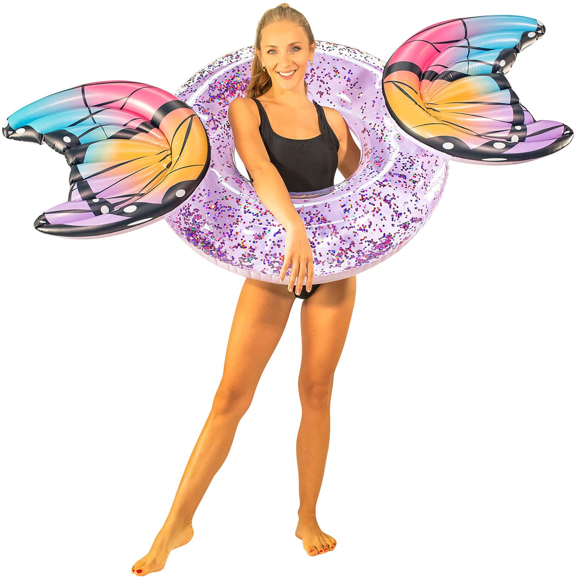 PoolCandy Glitter Butterfly 40" Pool Tube product image