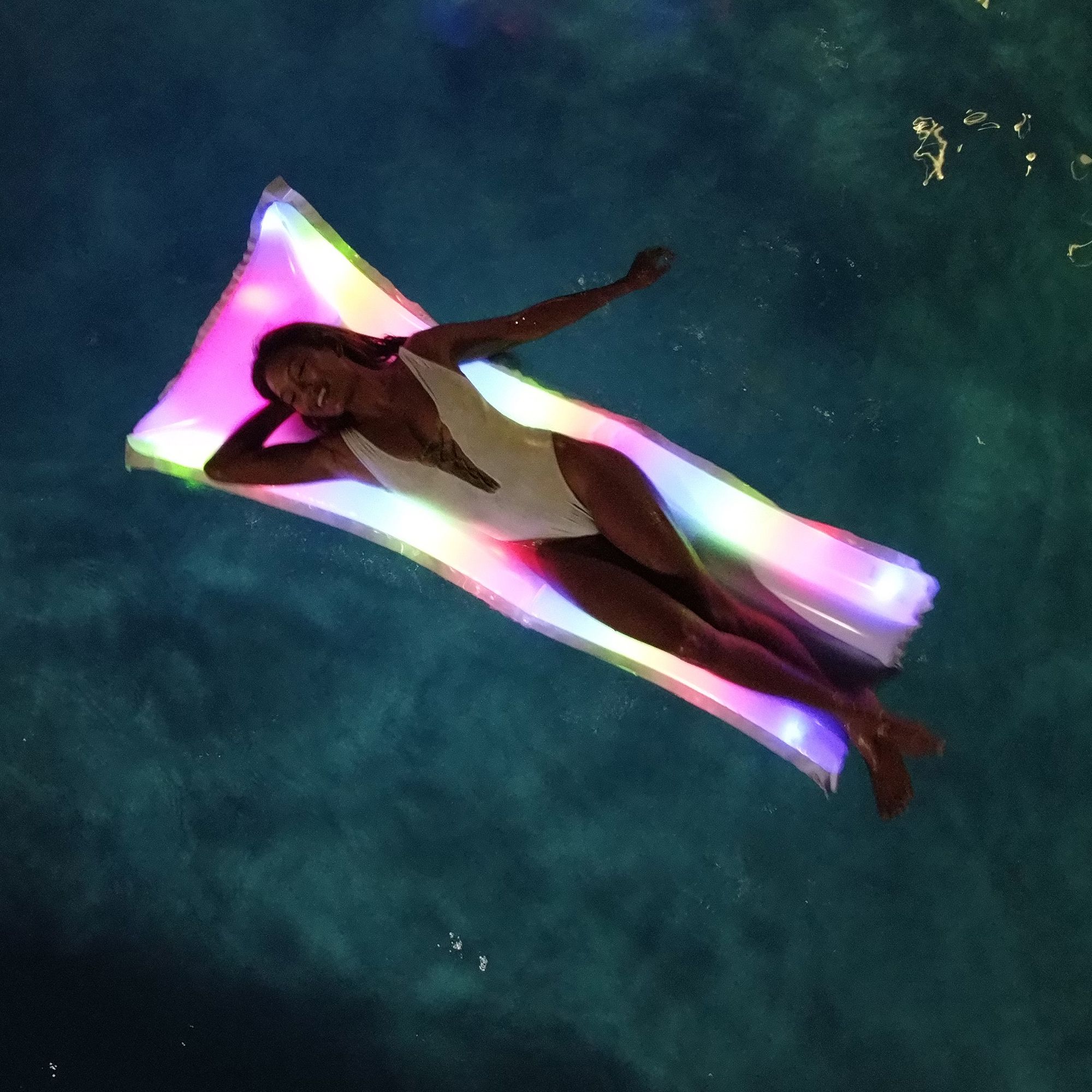 PoolCandy Inflatable LED Pillow Raft product image