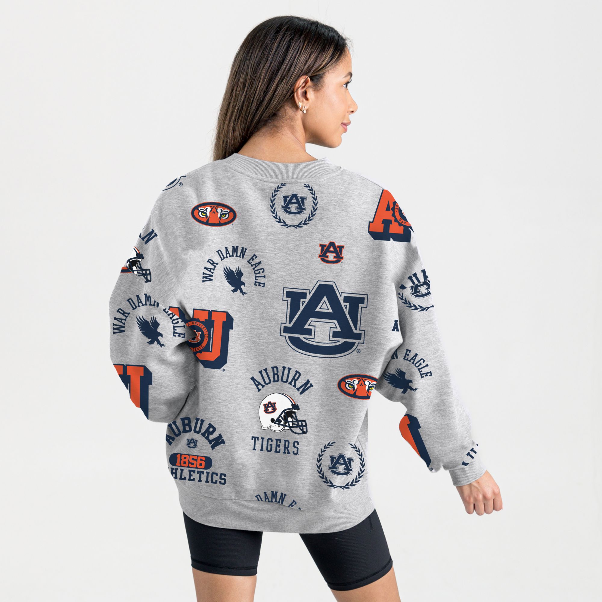 Gameday Couture Women's Auburn Tigers White Crewneck Sweatshirt product image