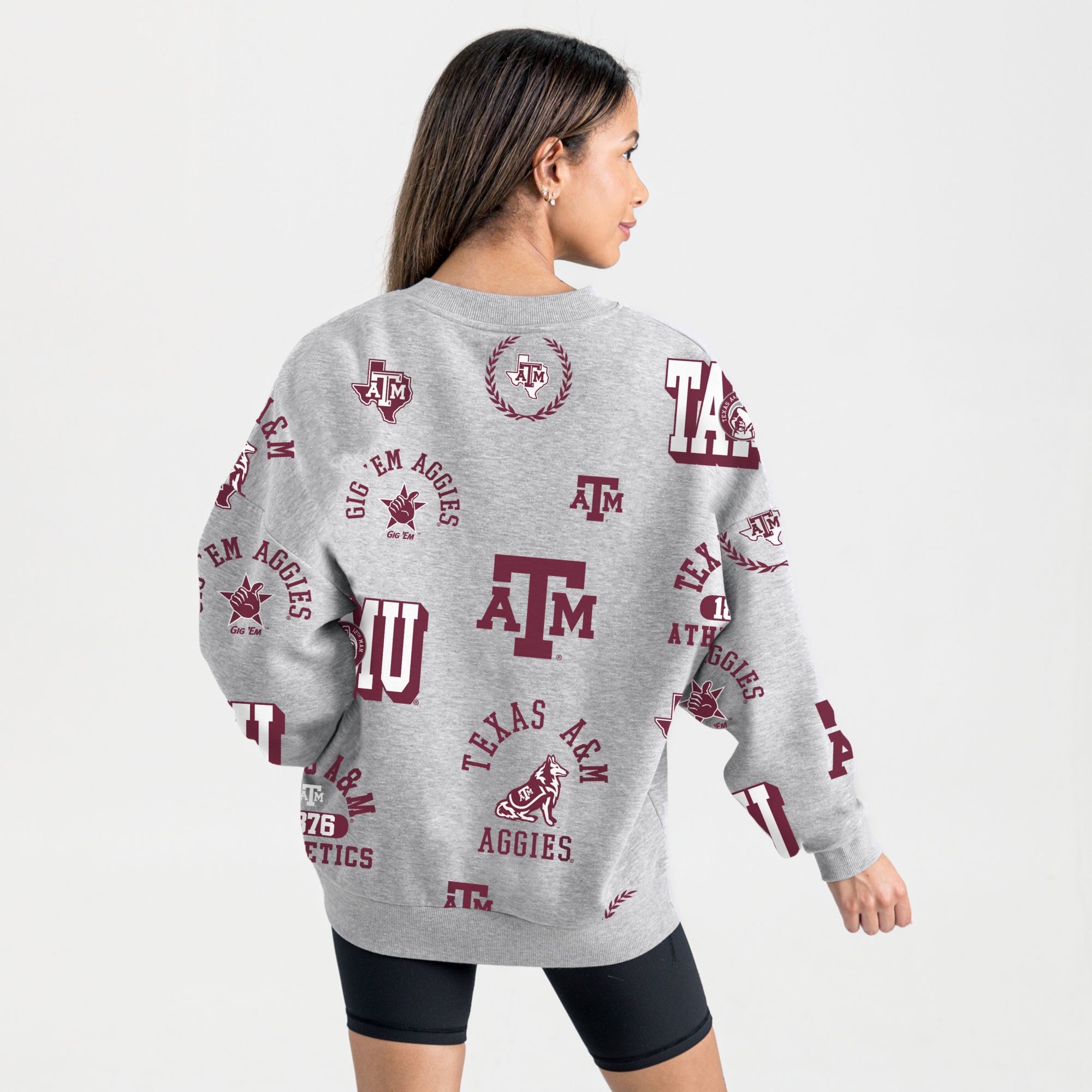 Gameday Couture Women's Texas A&M Aggies White Crewneck Sweatshirt product image