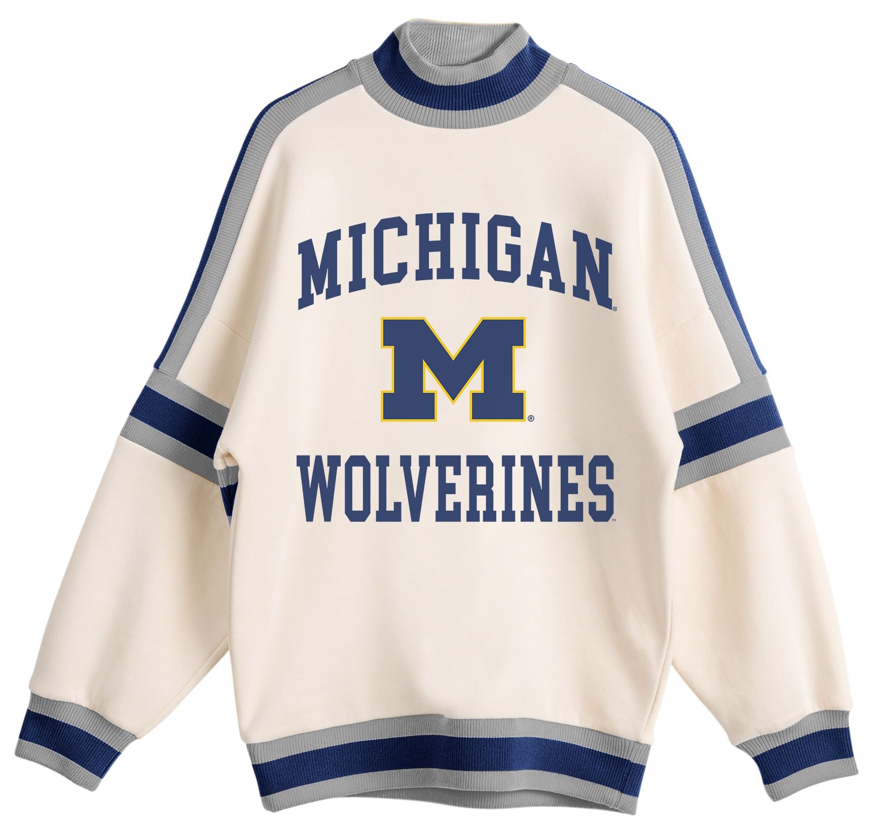 Gameday Couture Women's Michigan Wolverines White Turtleneck Sweatshirt product image