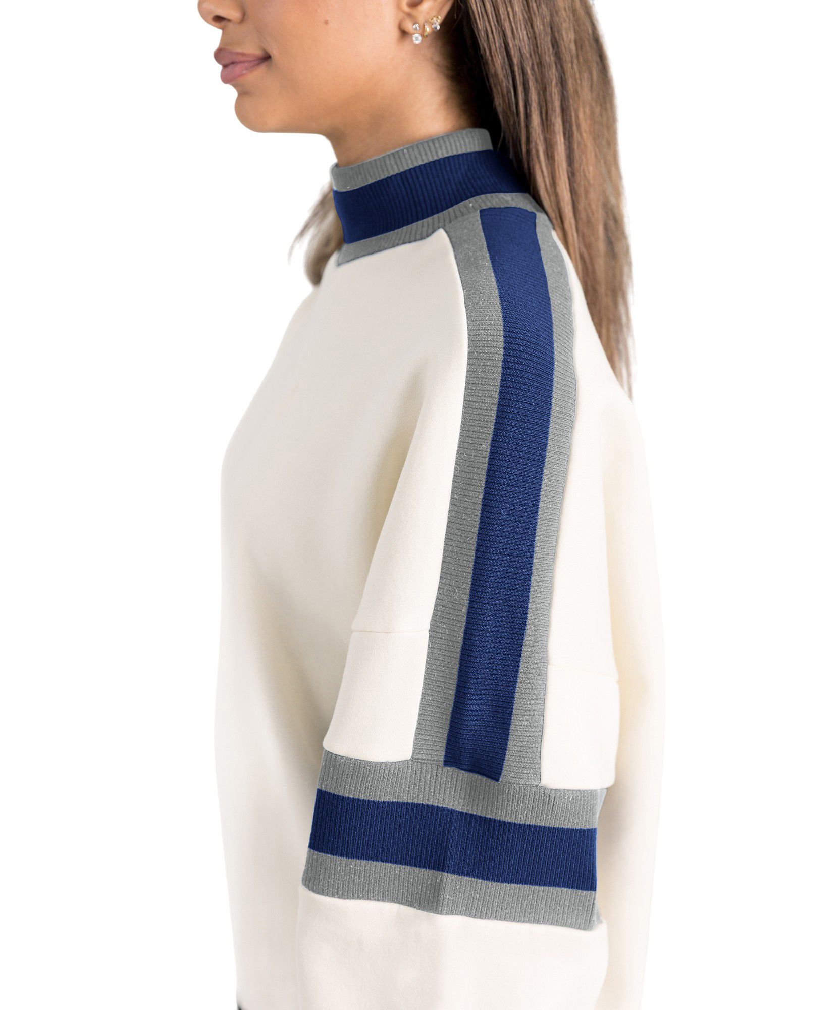 Gameday Couture Women's Ole Miss Rebels White Turtleneck Sweatshirt product image