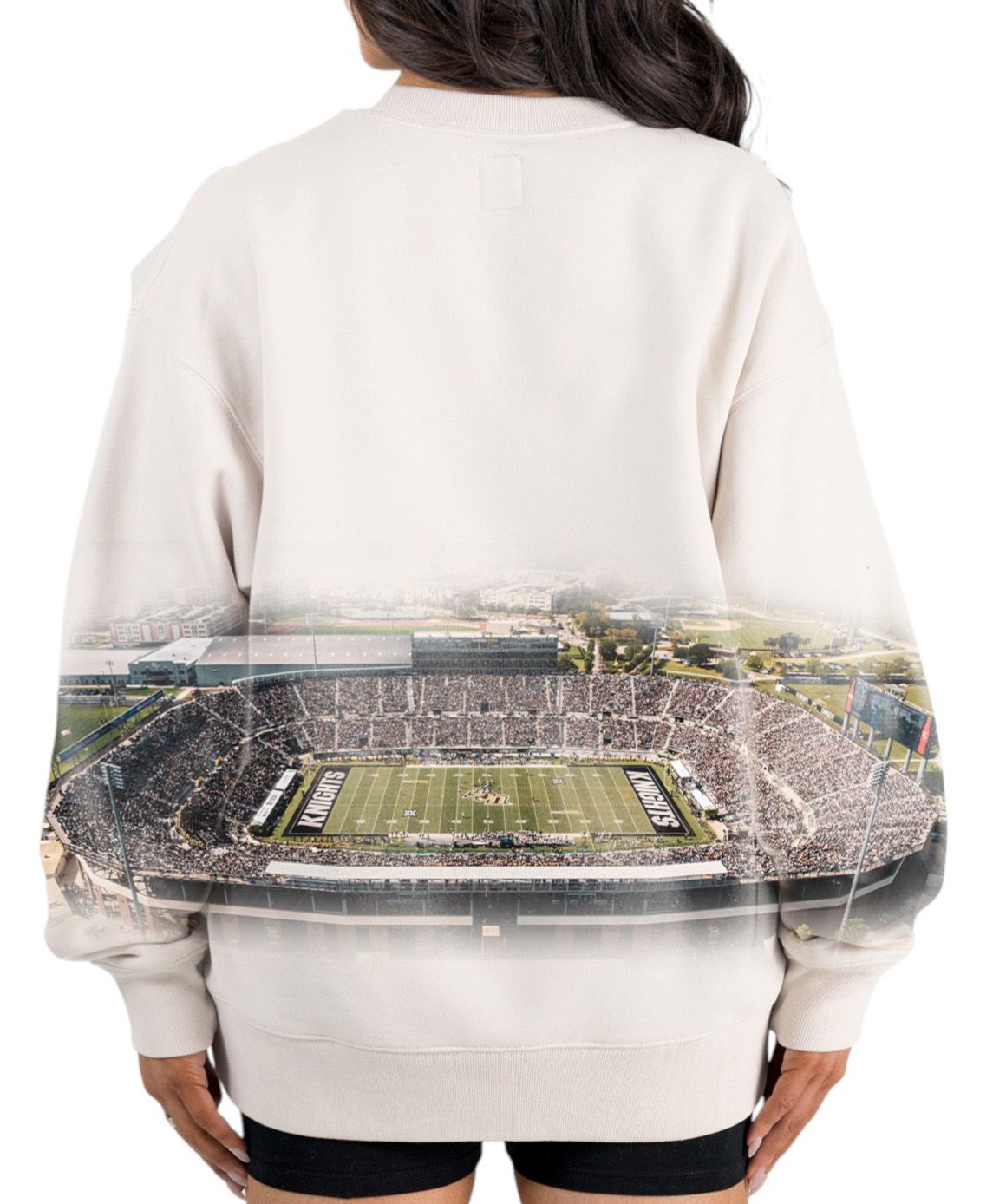 Gameday Couture Women's UCF Knights Ivory Power Move Crew Pullover Sweatshirt product image