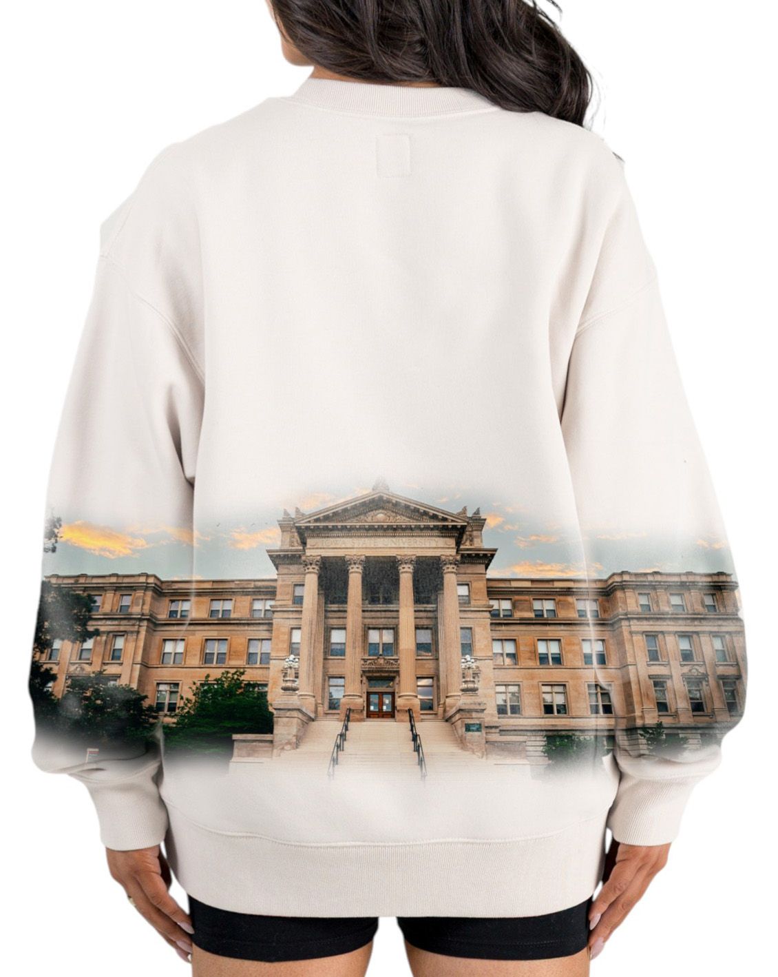 Gameday Couture Women's Iowa State Cyclones Ivory Power Move Crew Pullover Sweatshirt product image