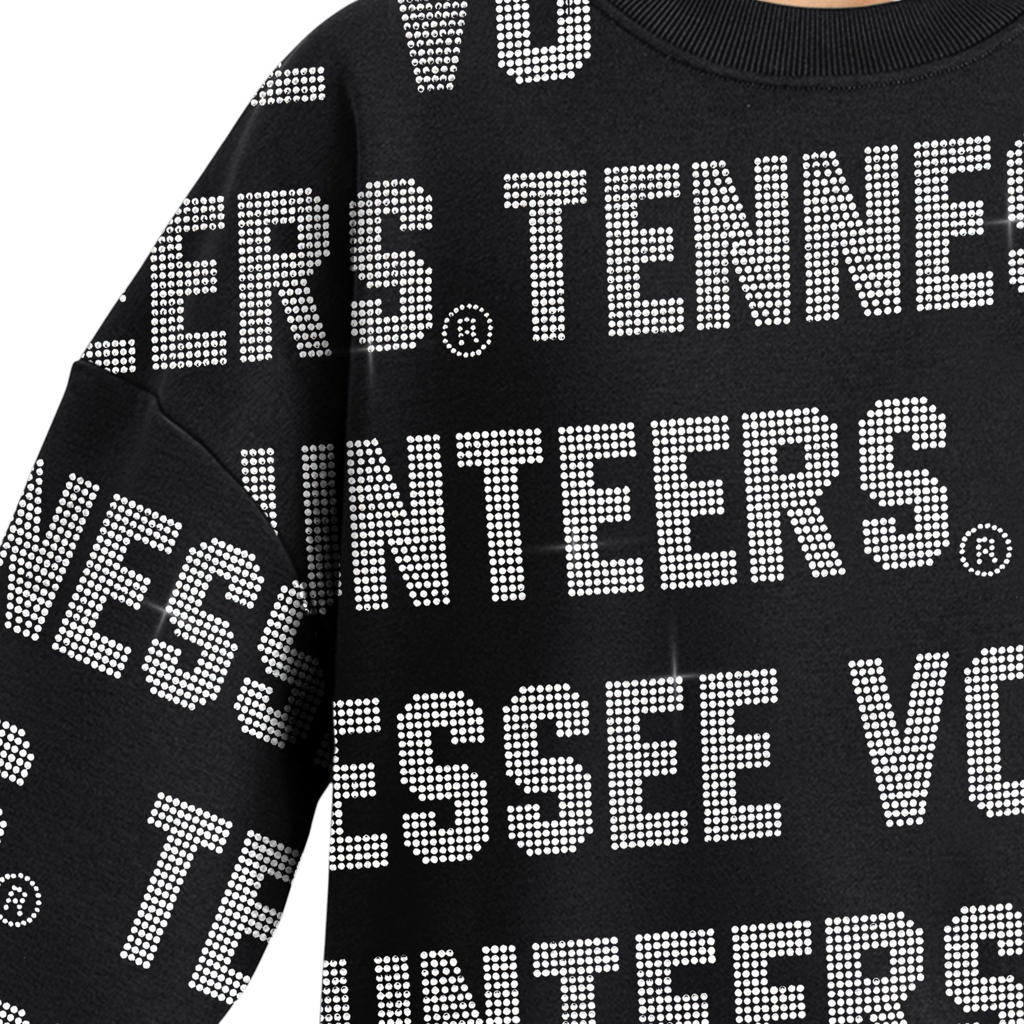 Gameday Couture Women's Tennessee Volunteers Black Hype Crew Pullover Sweatshirt product image