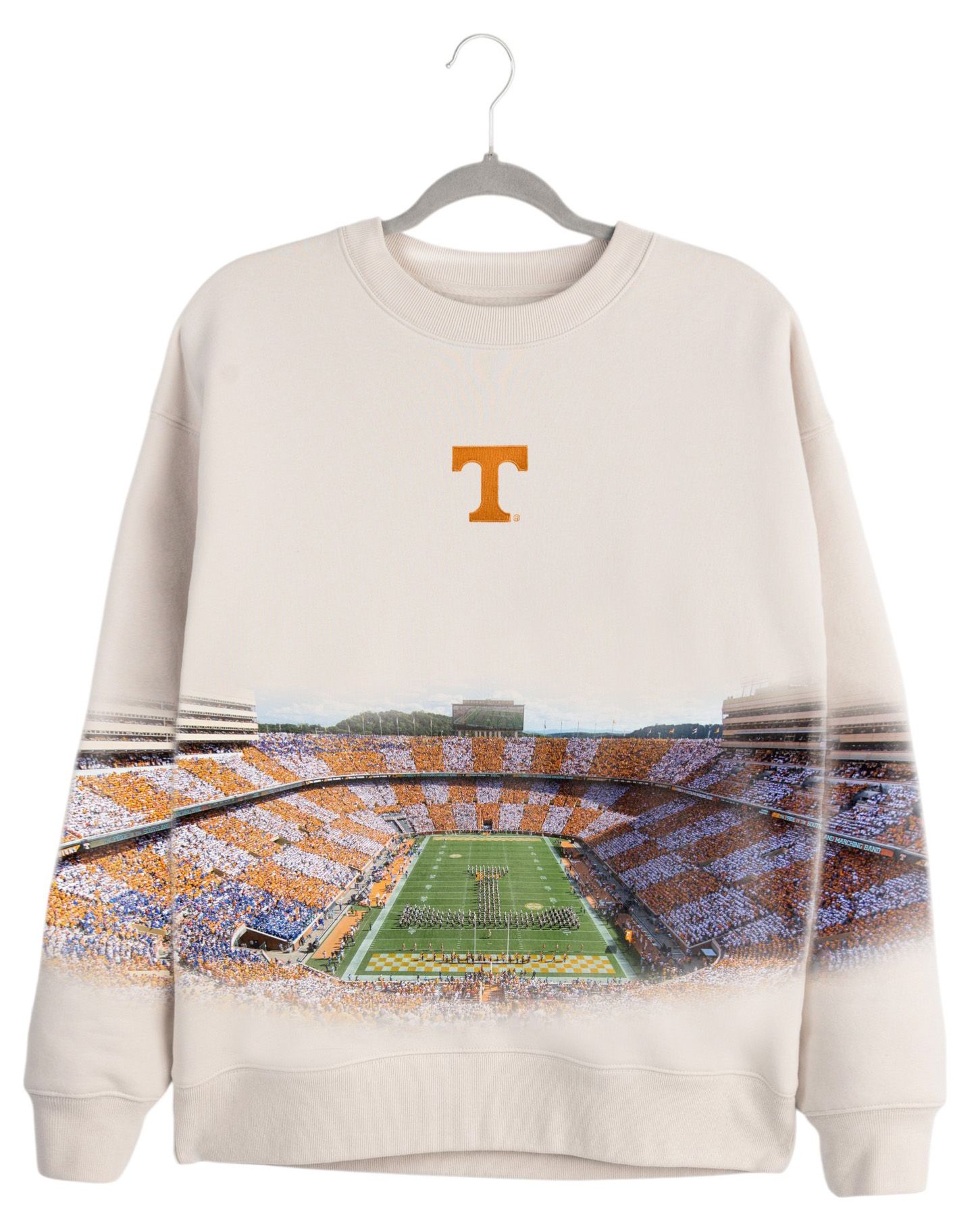 Gameday Couture Women's Tennessee Volunteers Ivory Power Move Crew Pullover Sweatshirt product image