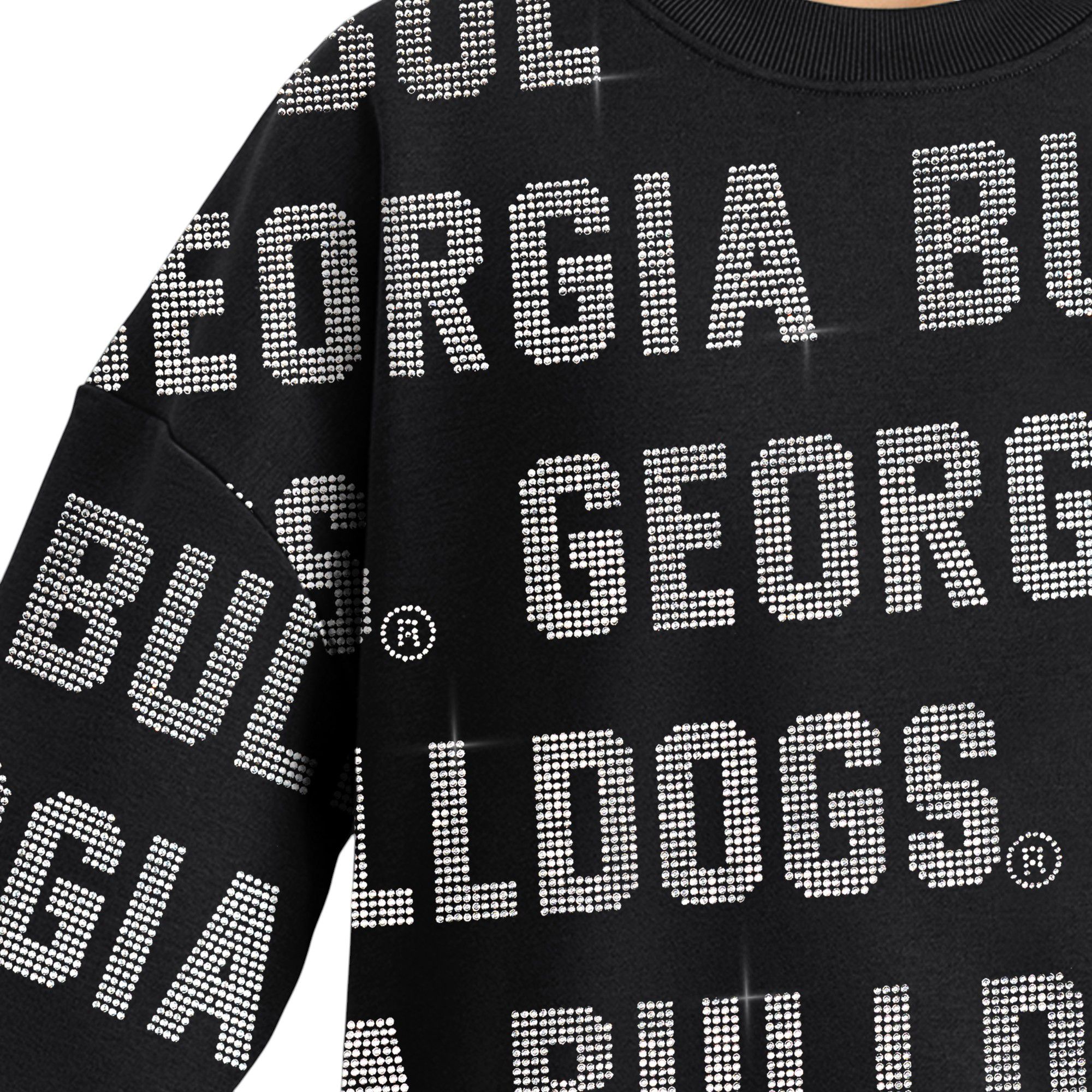 Gameday Couture Women's Georgia Bulldogs Black Hype Crew Pullover Sweatshirt product image
