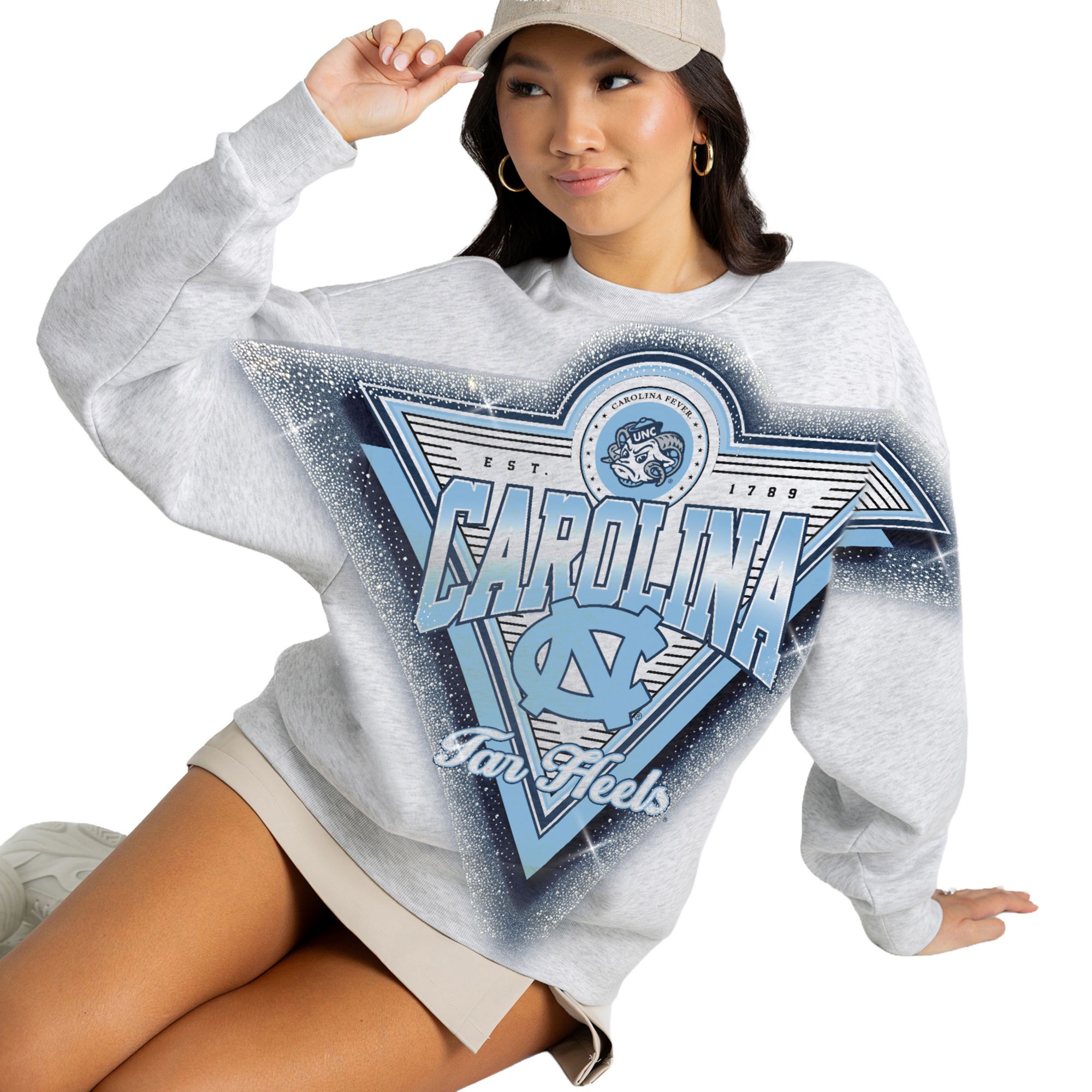 Gameday Couture Women's North Carolina Tar Heels Rhinestone Premium Crewneck Sweatshirt product image