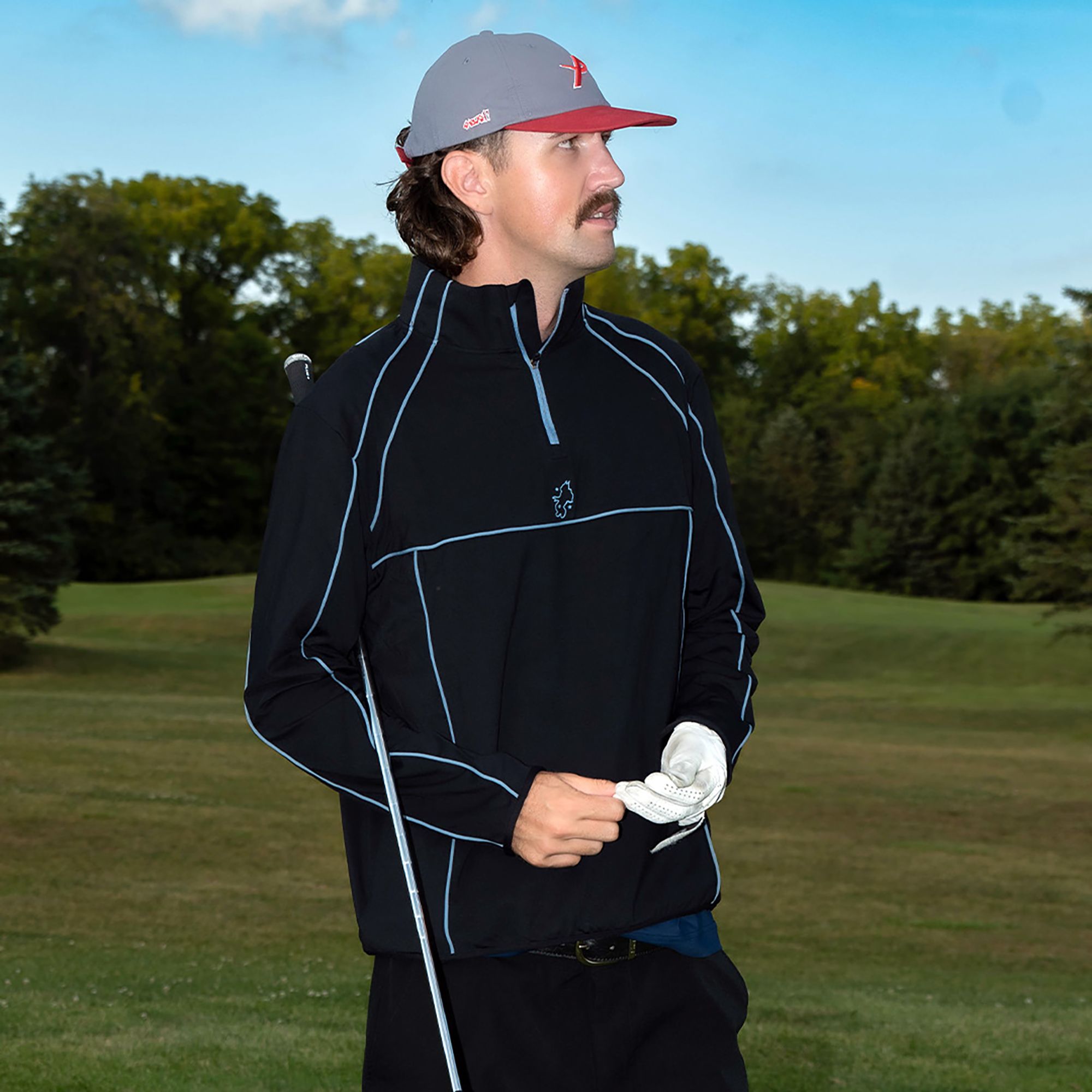 Pluto Golf Men's P 6-Panel Strapback Canvas Hat product image
