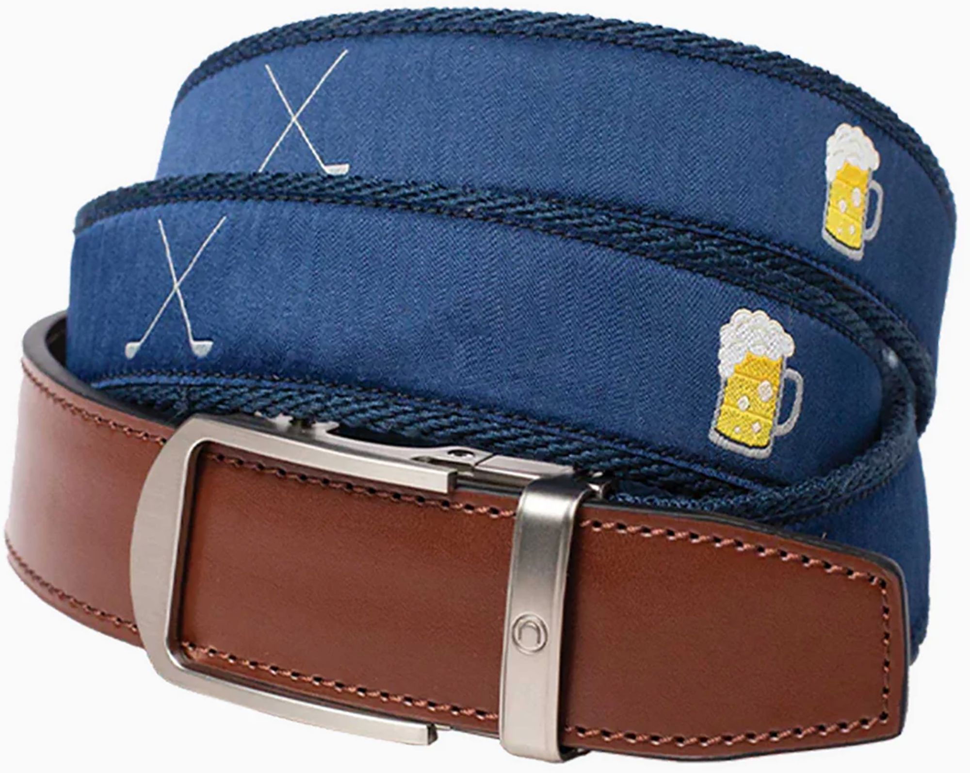 Nexbelt Men's Hampton Happy Time Golf Ribbon Ratchet Belt product image