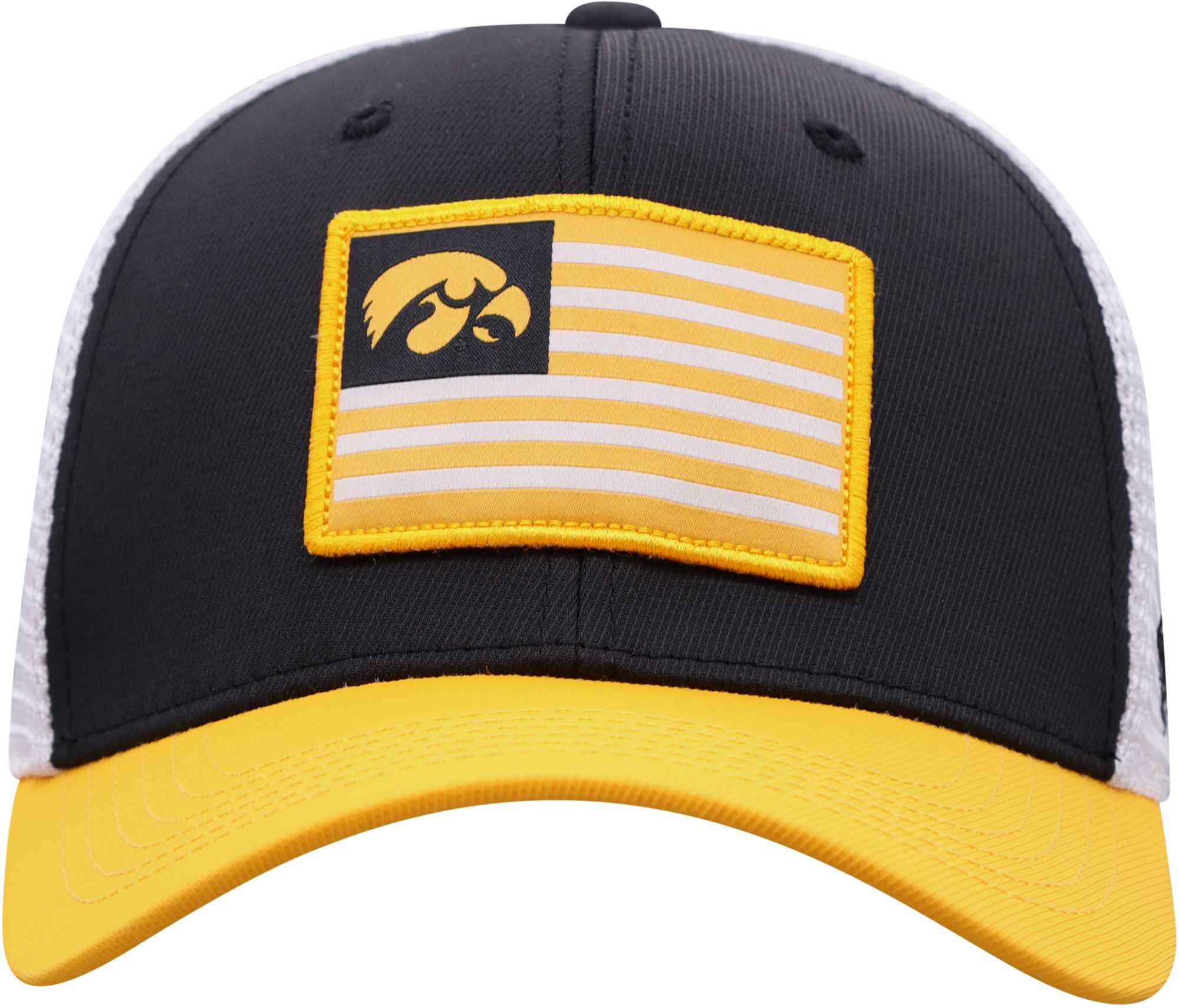 Top of the World Men's Iowa Hawkeyes Pledge Flex Black Hat product image
