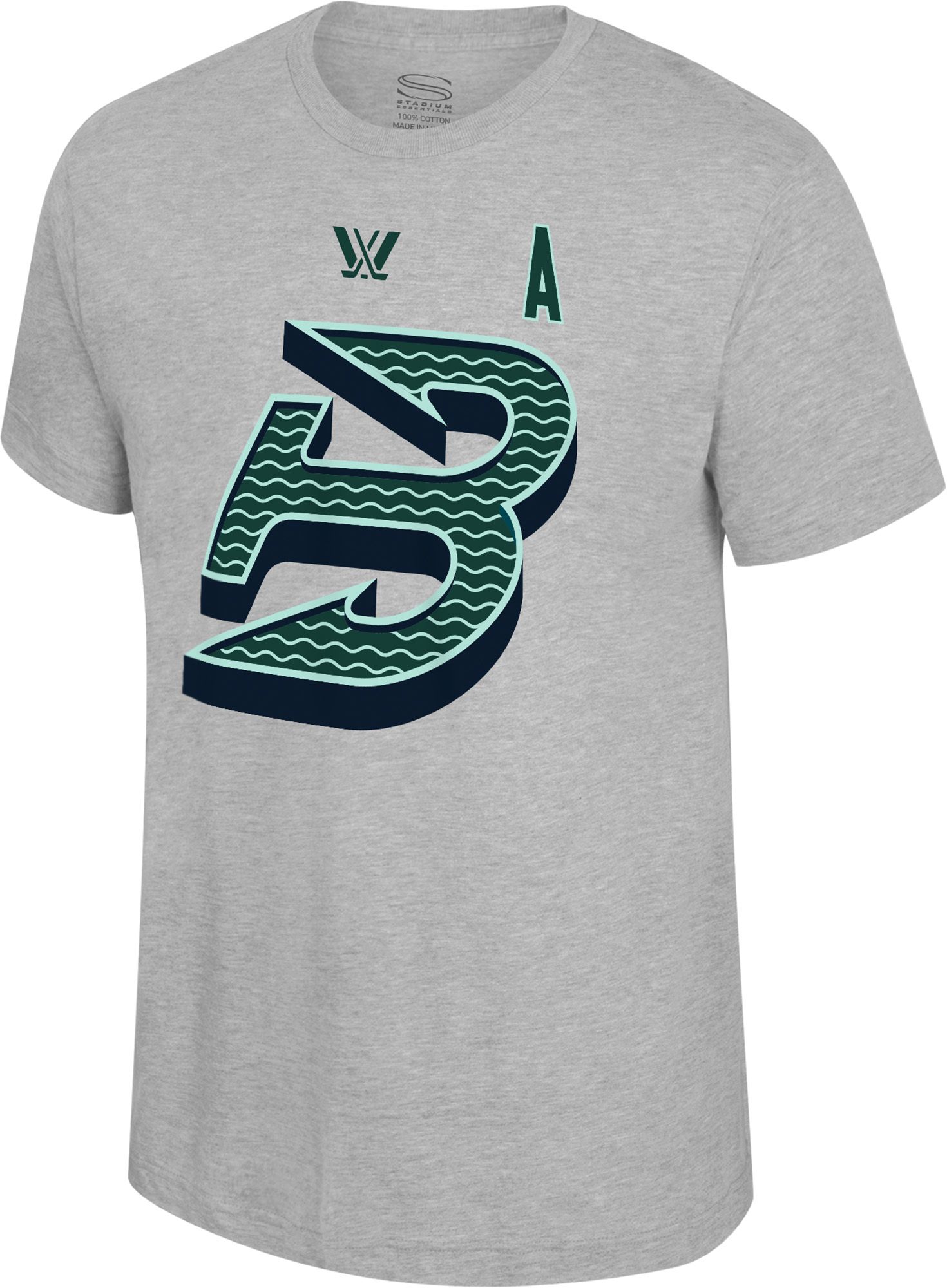 Stadium Essentials Adult Boston Fleet Heather Grey Megan Keller #5 T-Shirt product image