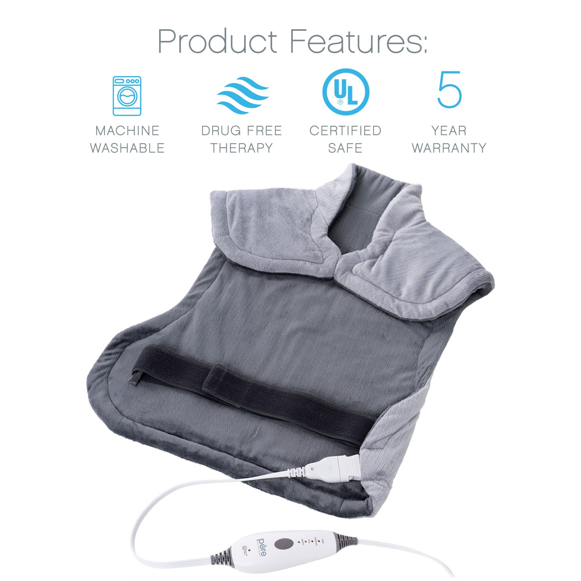 Pure Enrichment PureRelief Back Heating Pad