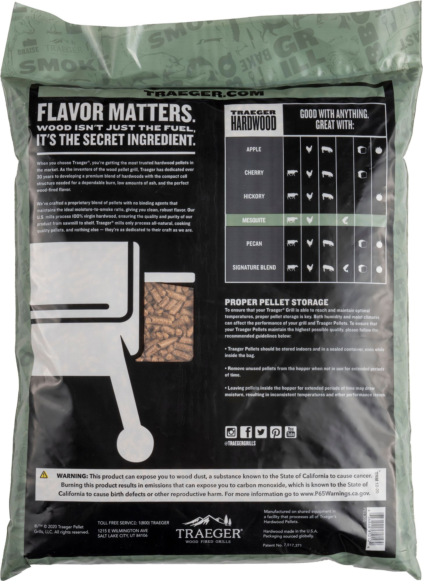 Traeger Mesquite Hardwood Pellets product image