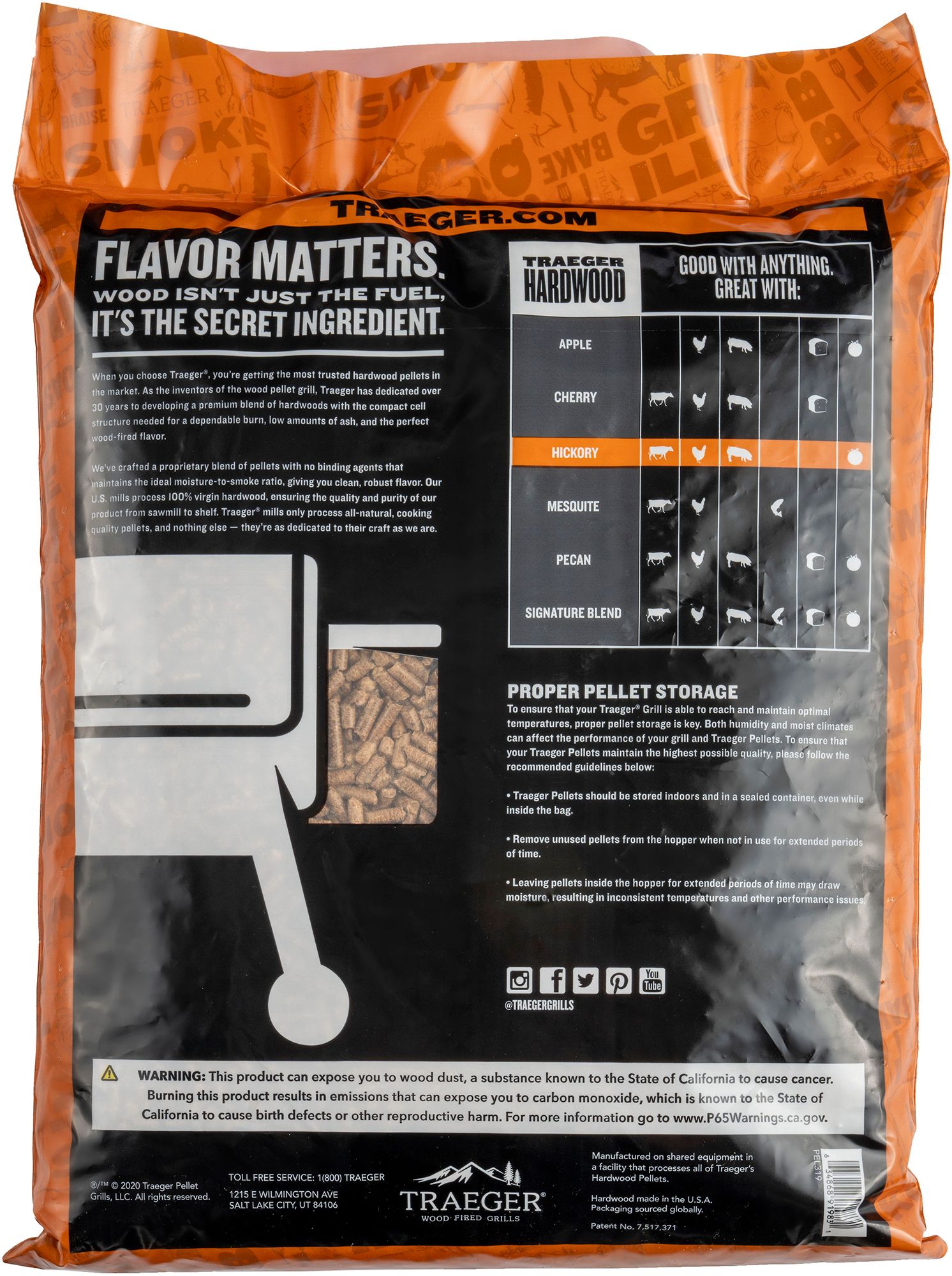 Traeger Hickory Hardwood Pellets product image