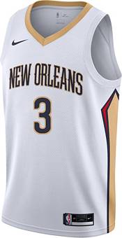 Nike Men's New Orleans Pelicans CJ McCollum #3 White Dri-FIT Swingman Jersey product image