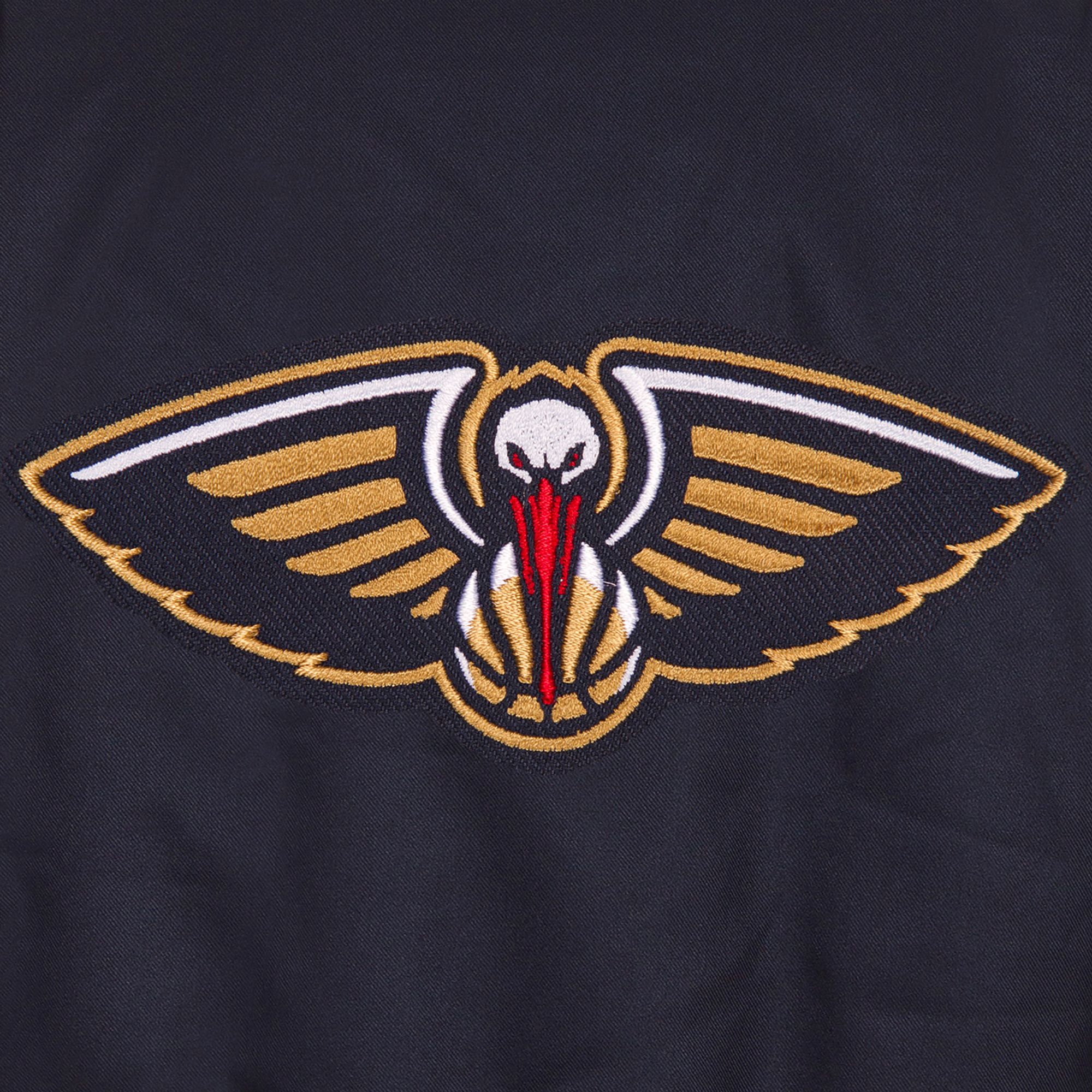 JH Design Men's New Orleans Pelicans Navy Twill Jacket