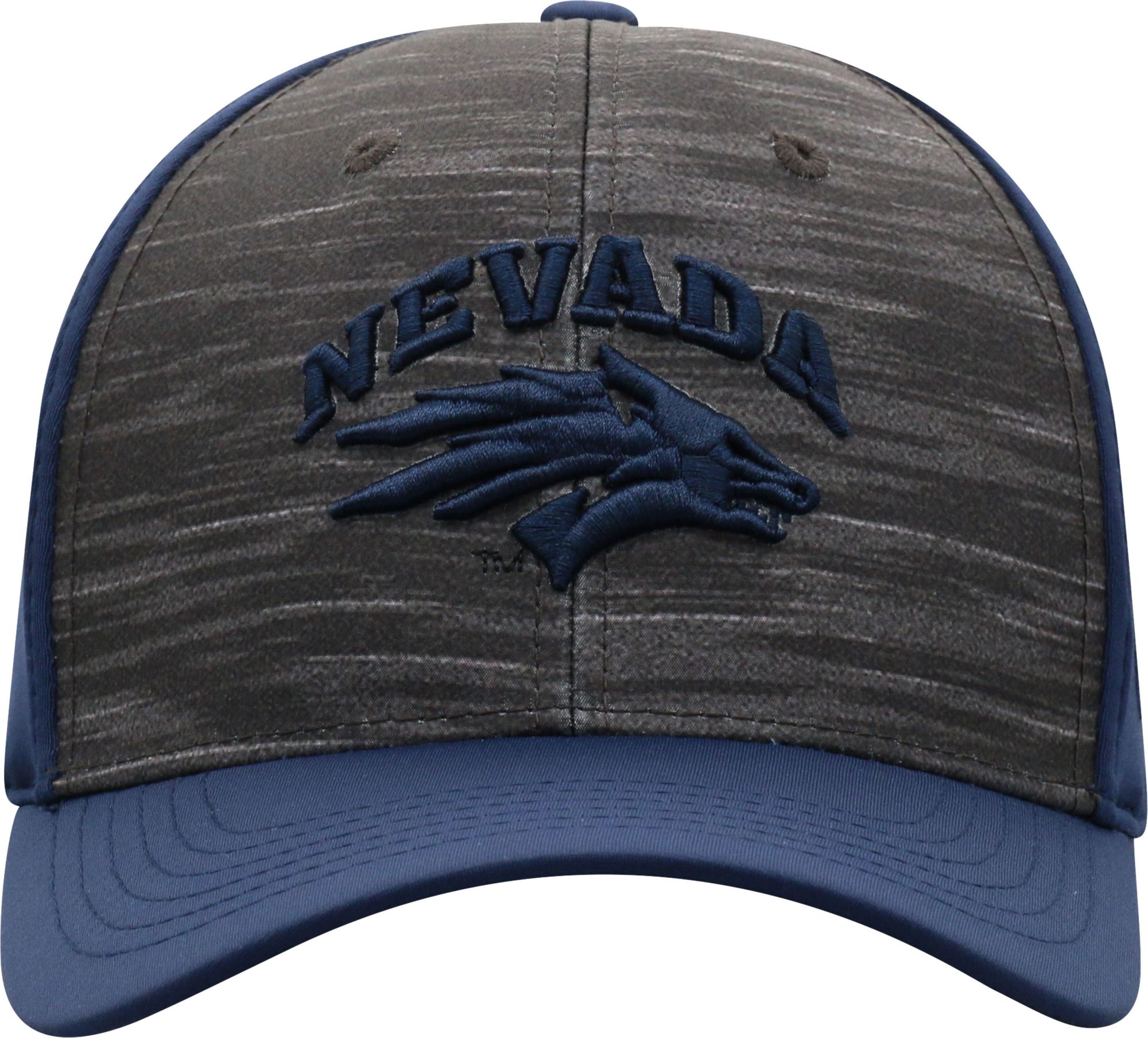 Top of the World Men's Nevada Wolf Pack Grey/Blue Pepper 1Fit Flex Hat product image
