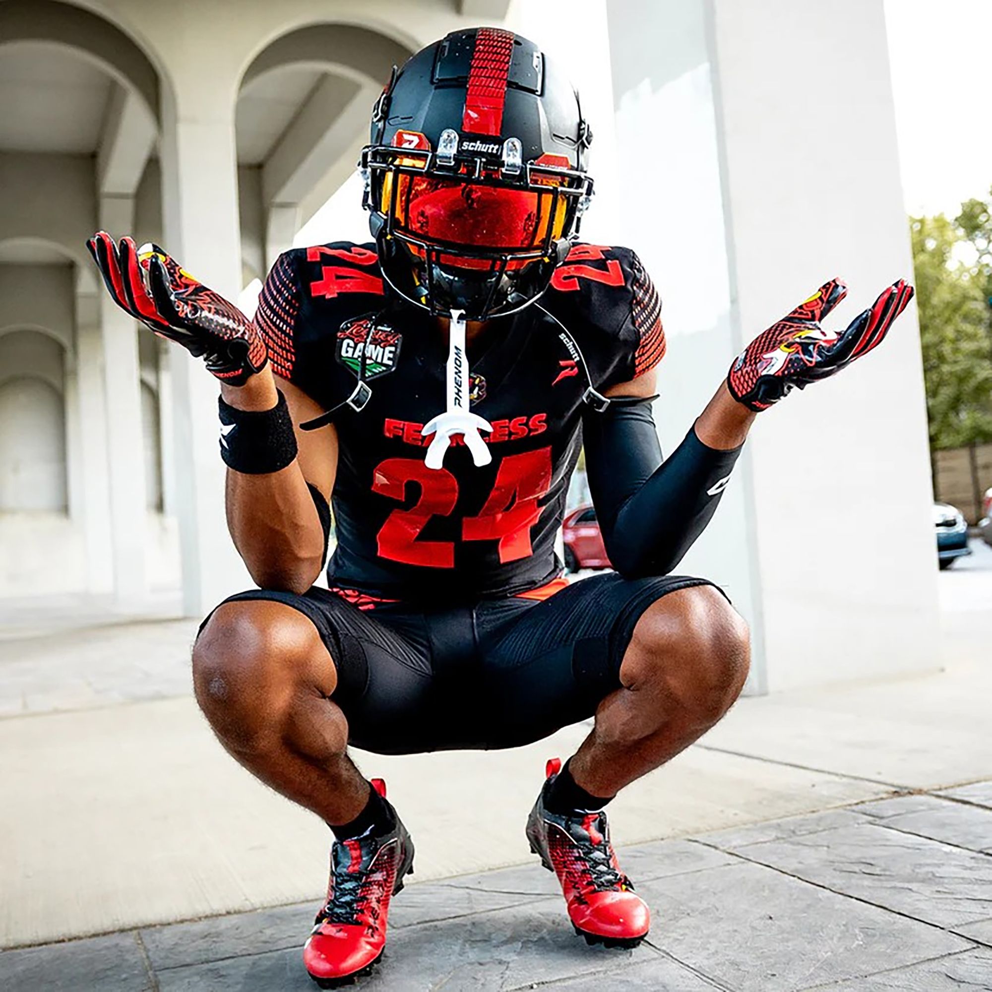 Phenom Elite VaporStick 5.0 Shadow the Hedgehog Football Gloves product image