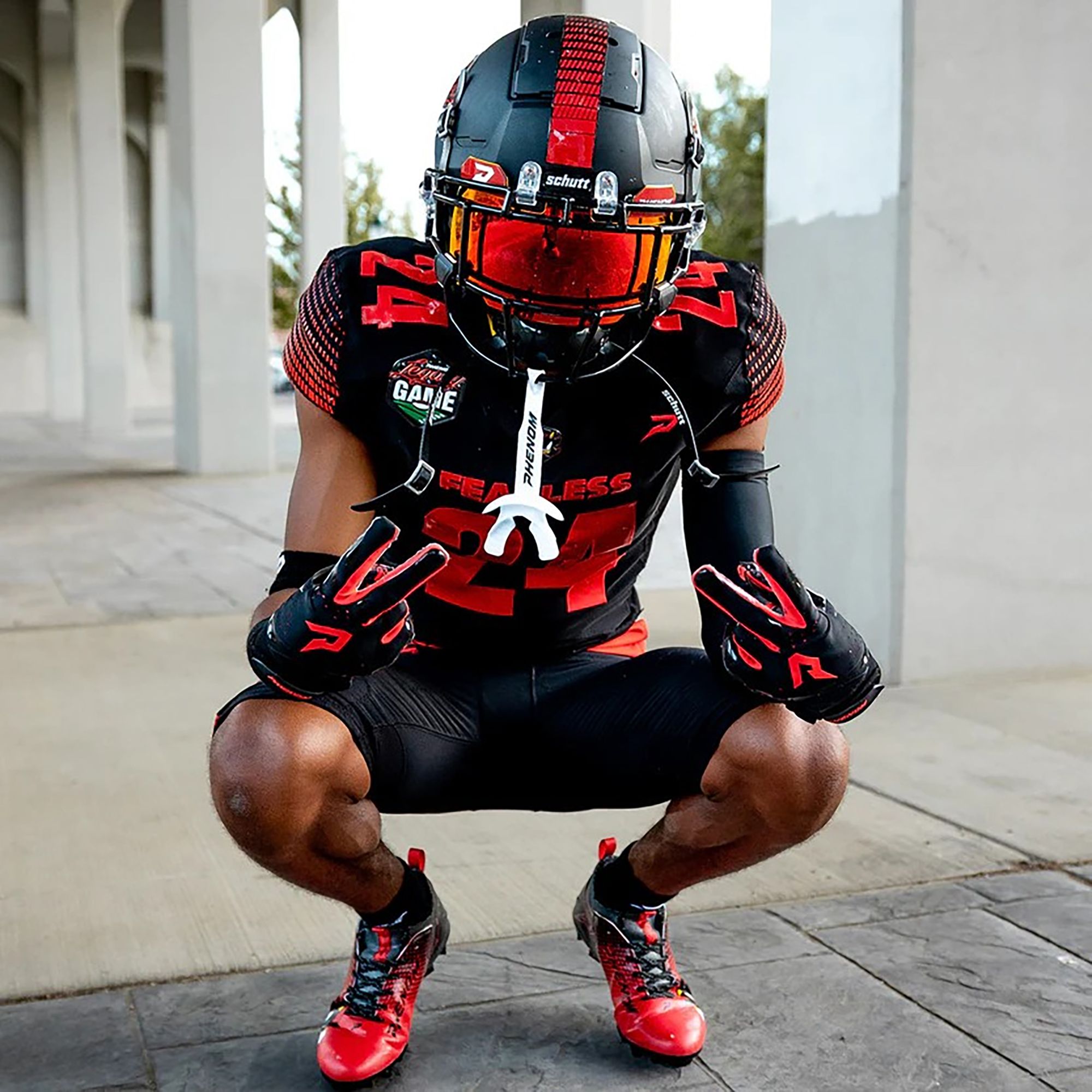 Phenom Elite VaporStick 5.0 Shadow the Hedgehog Football Gloves product image