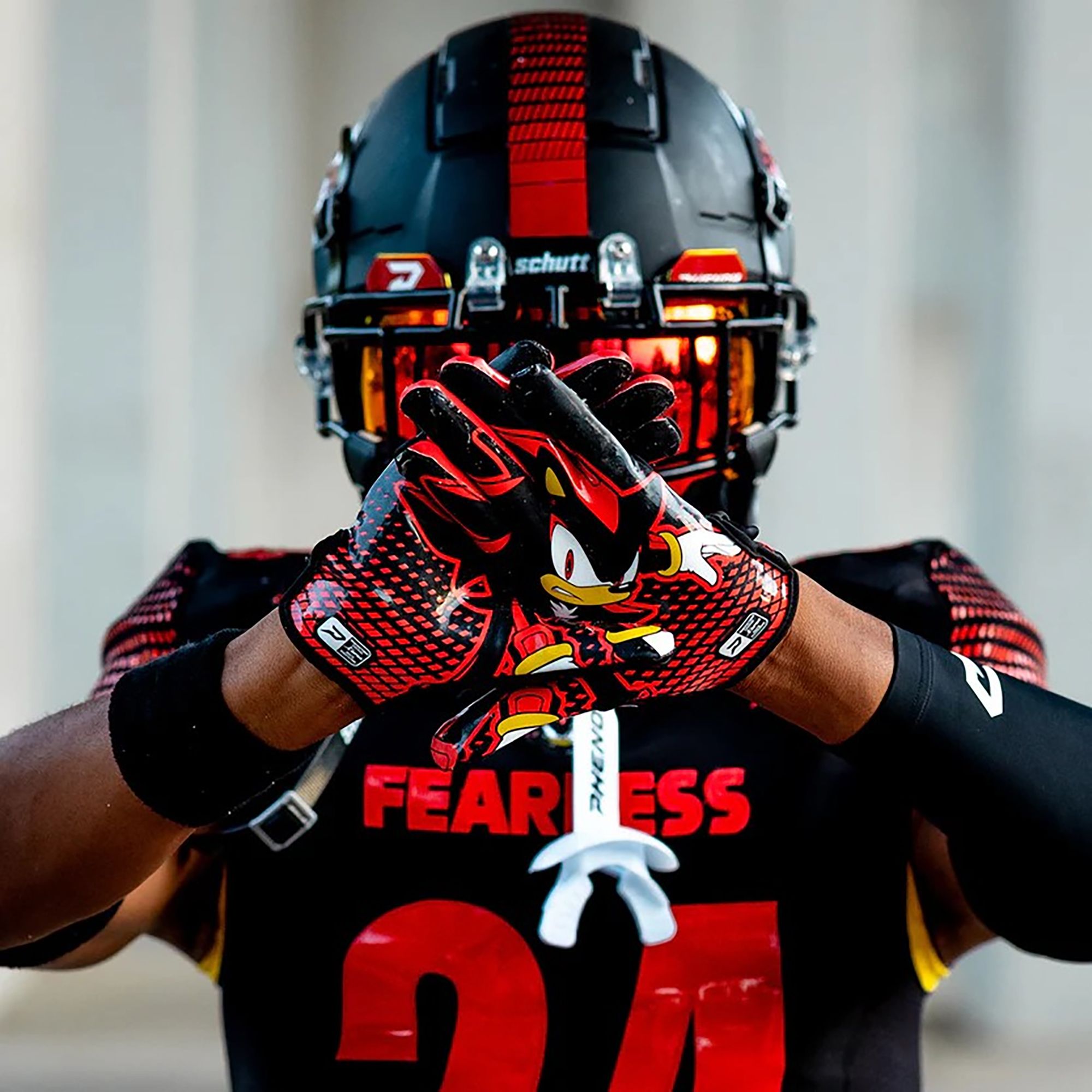 Phenom Elite VaporStick 5.0 Shadow the Hedgehog Football Gloves product image