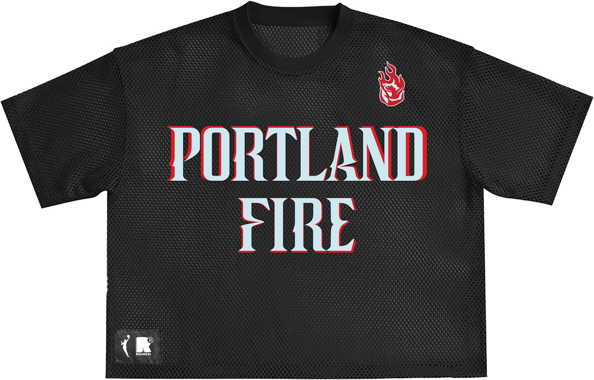 round21 Adult Portland Fire Black Sporty Mesh Top product image