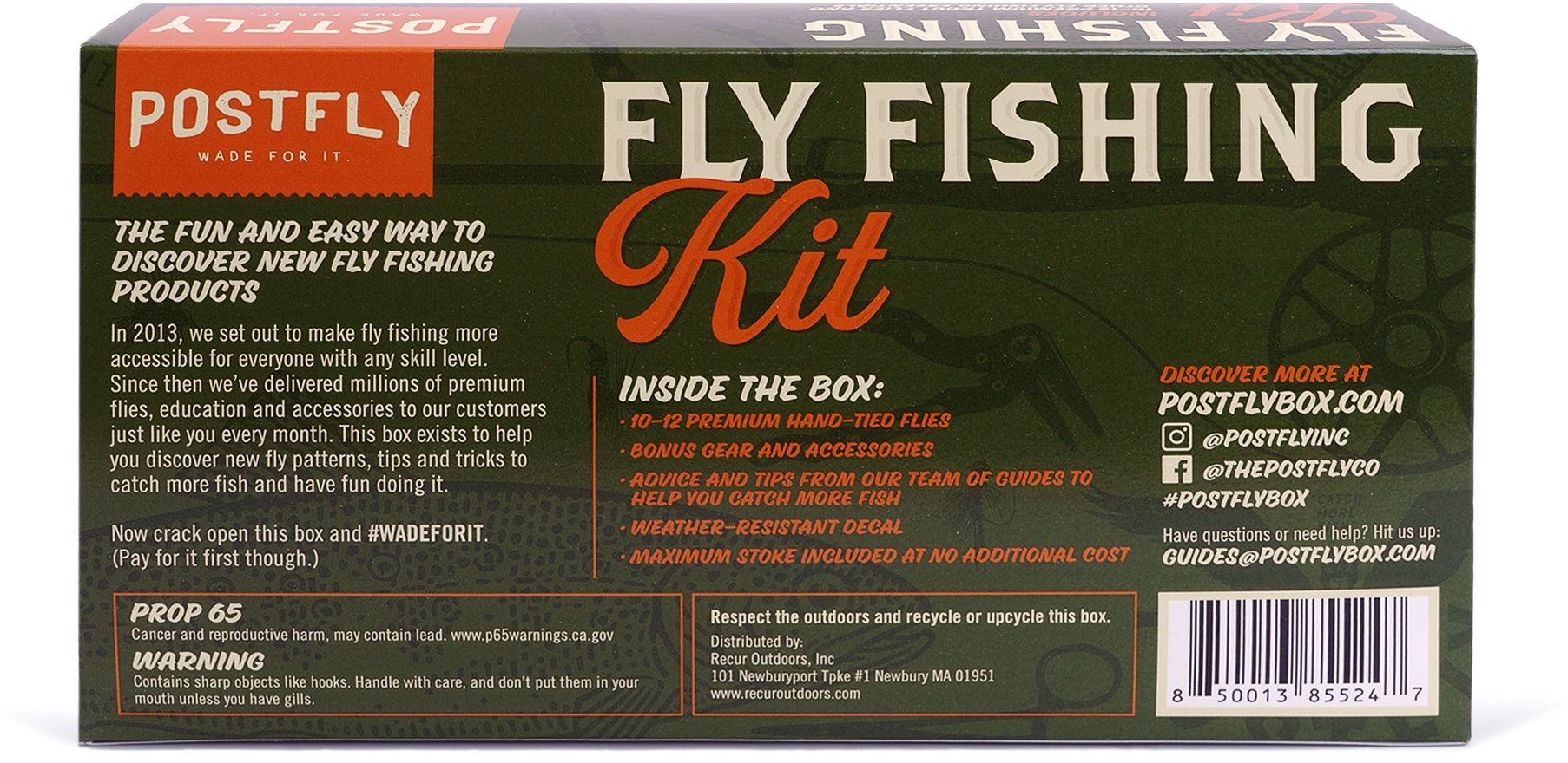 PostFly Fly Fishing Kit