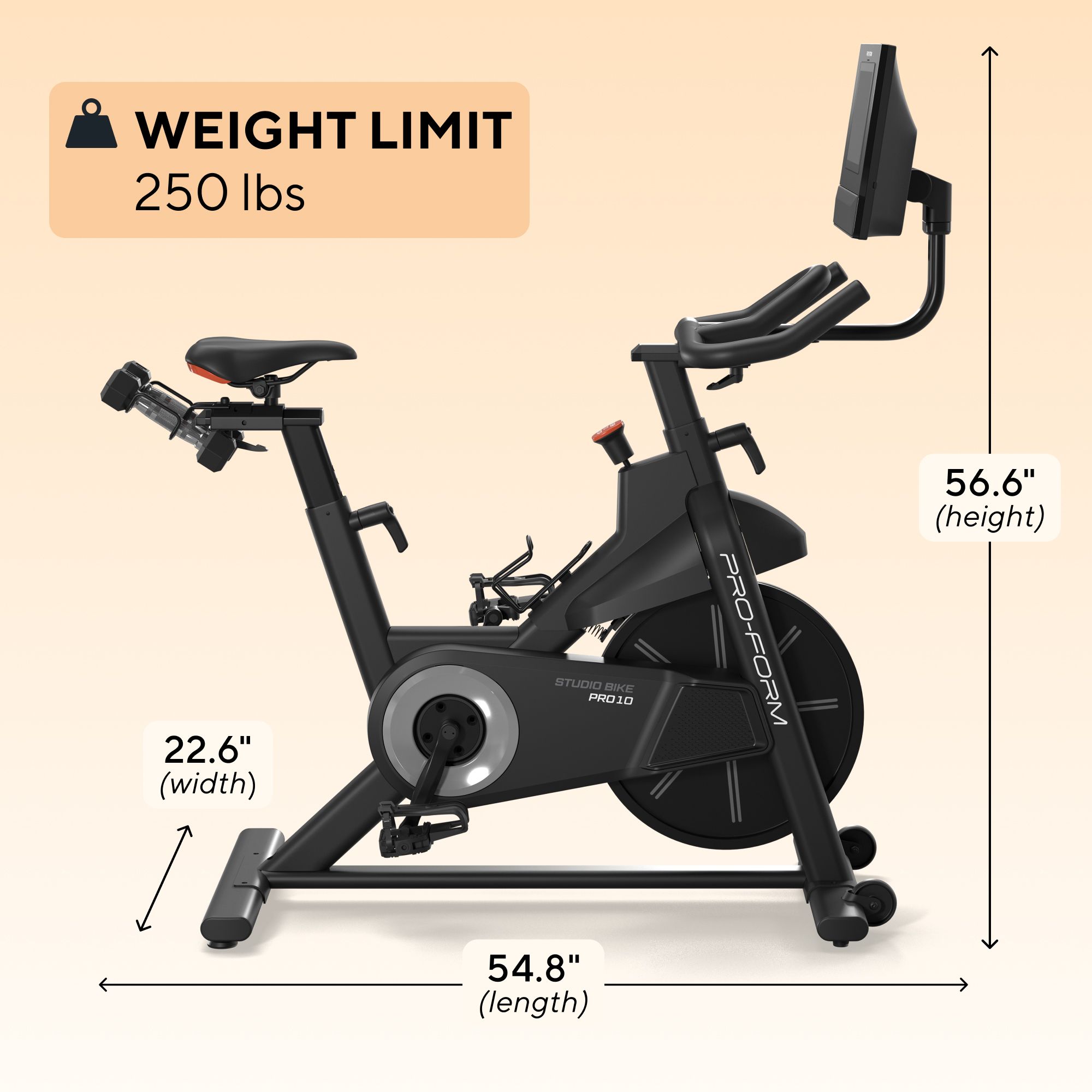 ProForm Carbon Pro10 Studio Exercise Bike product image