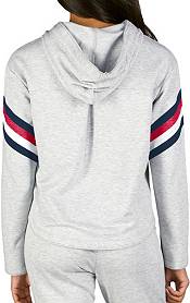 Concepts Sport Women's Atlanta Braves Grey Fleece Shirt product image