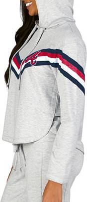 Concepts Sport Women's Atlanta Braves Grey Fleece Shirt product image