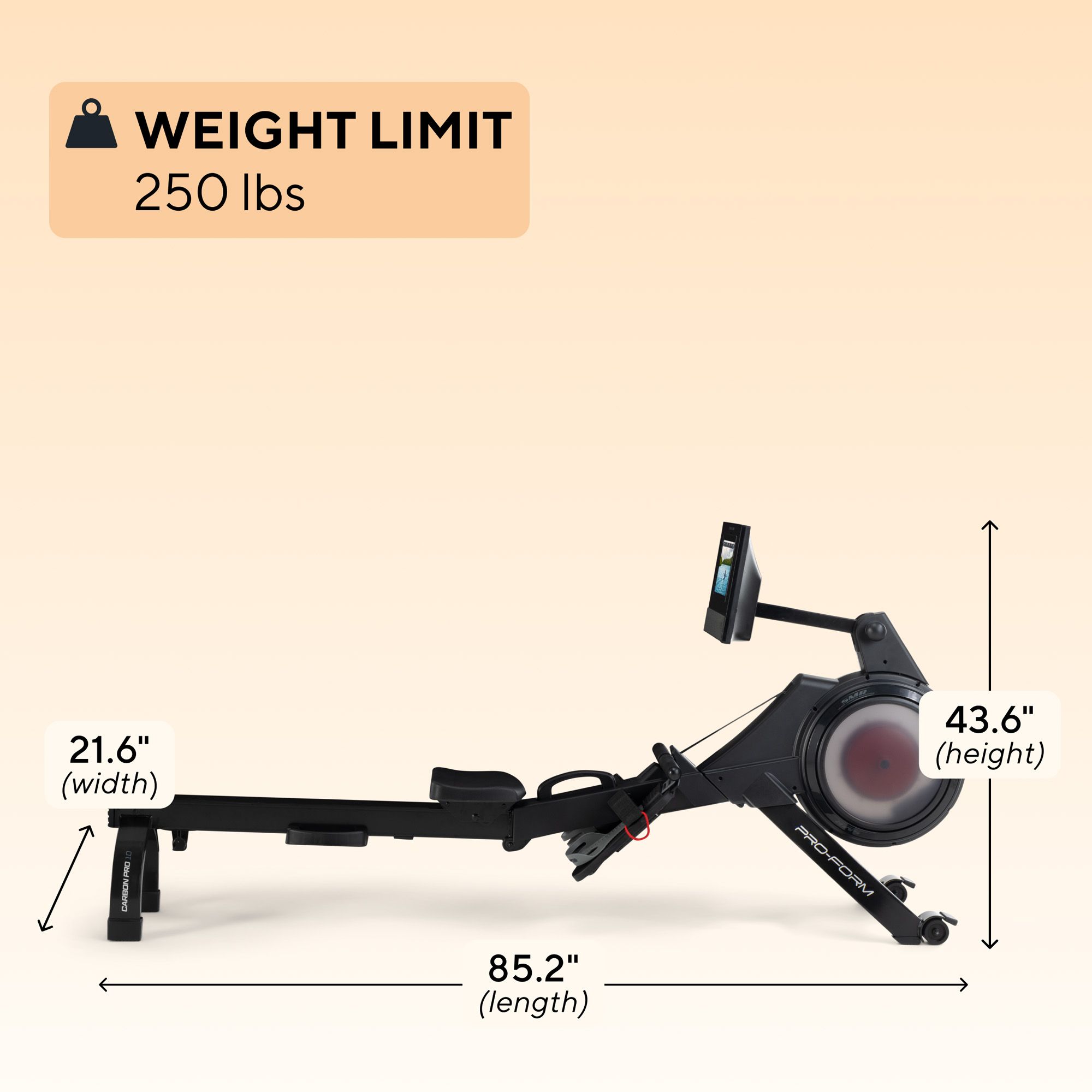 ProForm Carbon Pro10 Rower product image