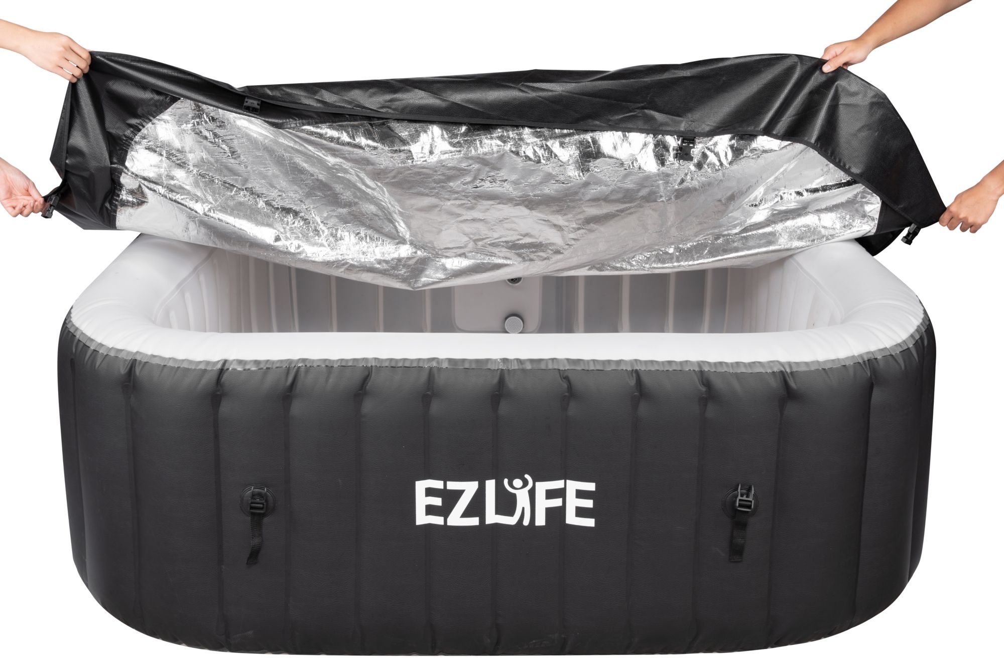EZLife 6-Person Inflatable Square Spa product image