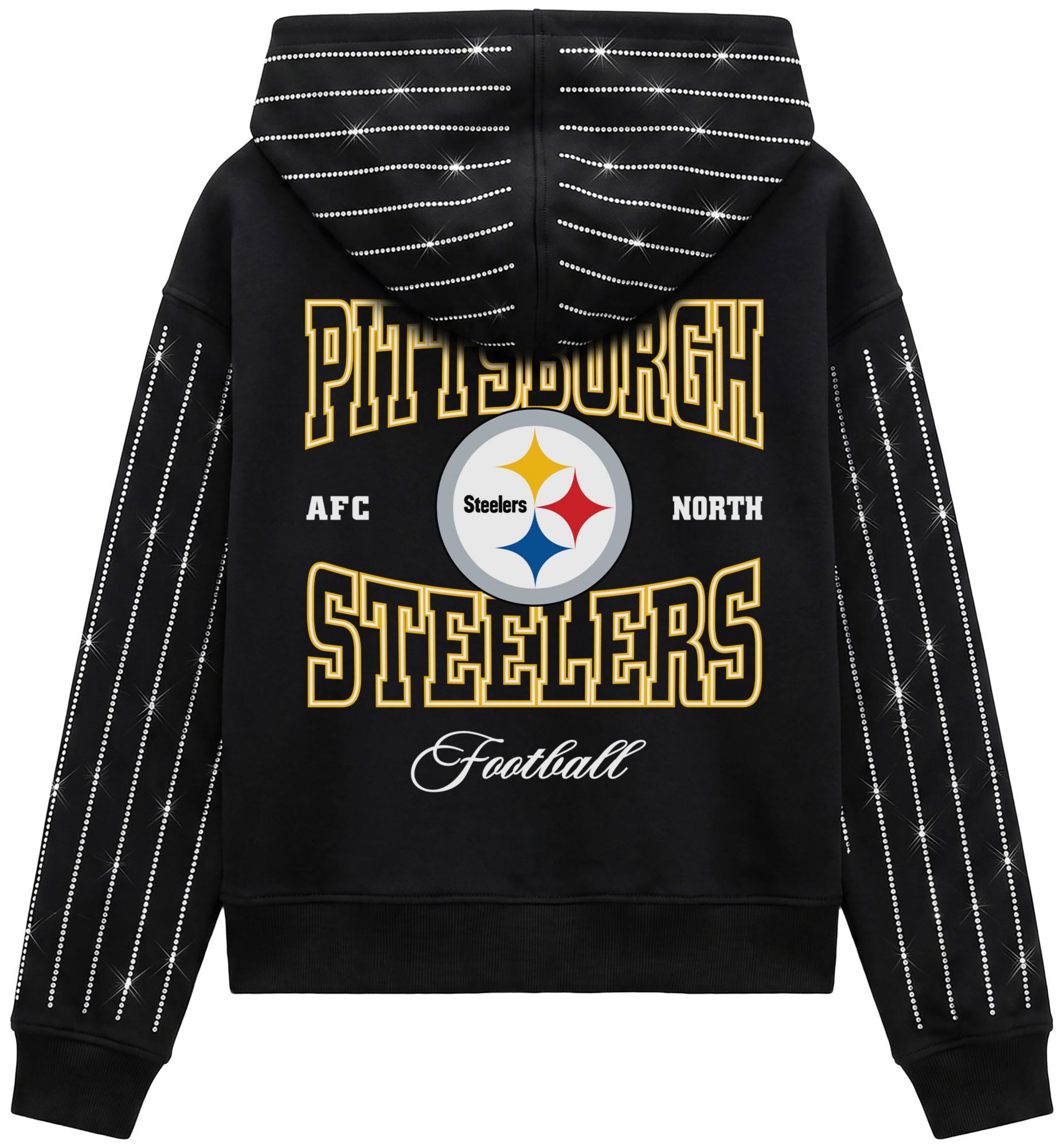 Gameday Couture Women's Pittsburgh Steelers Black Prize Full Zip Hoodie product image