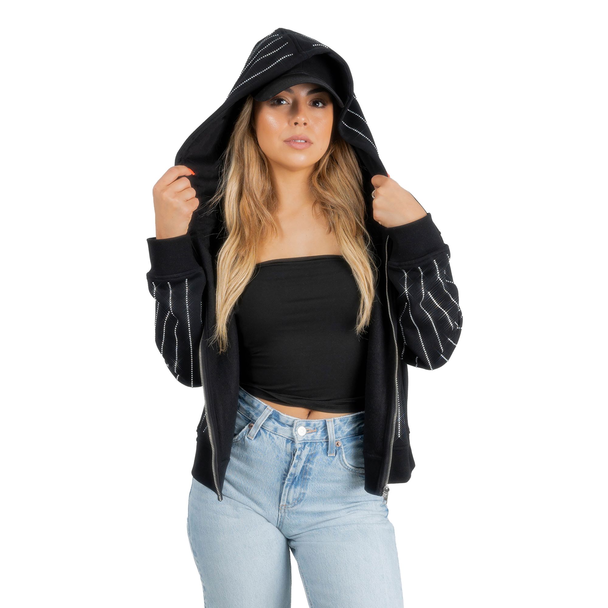 Gameday Couture Women's Pittsburgh Steelers Black Prize Full Zip Hoodie product image