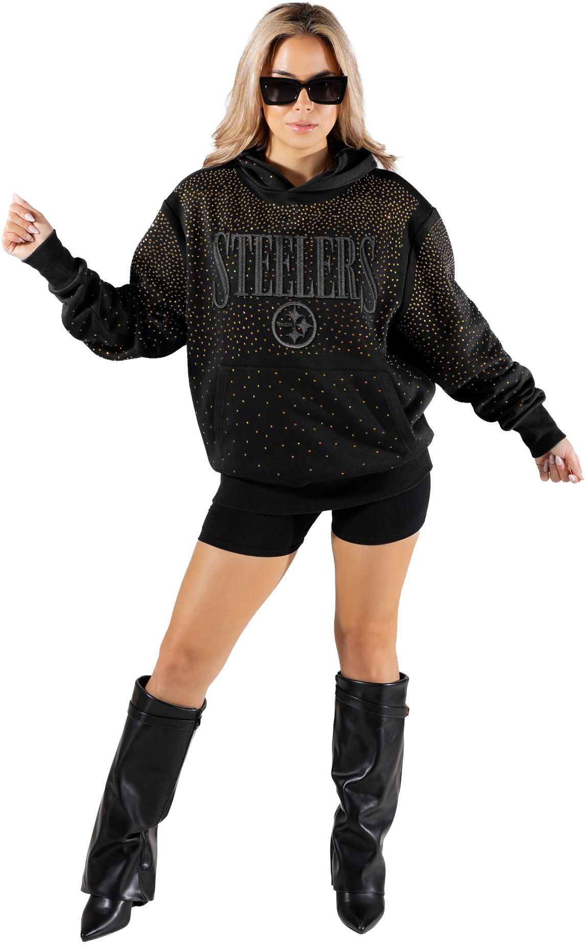 Gameday Couture Women's Pittsburgh Steelers Black Lights Pullover Hoodie product image