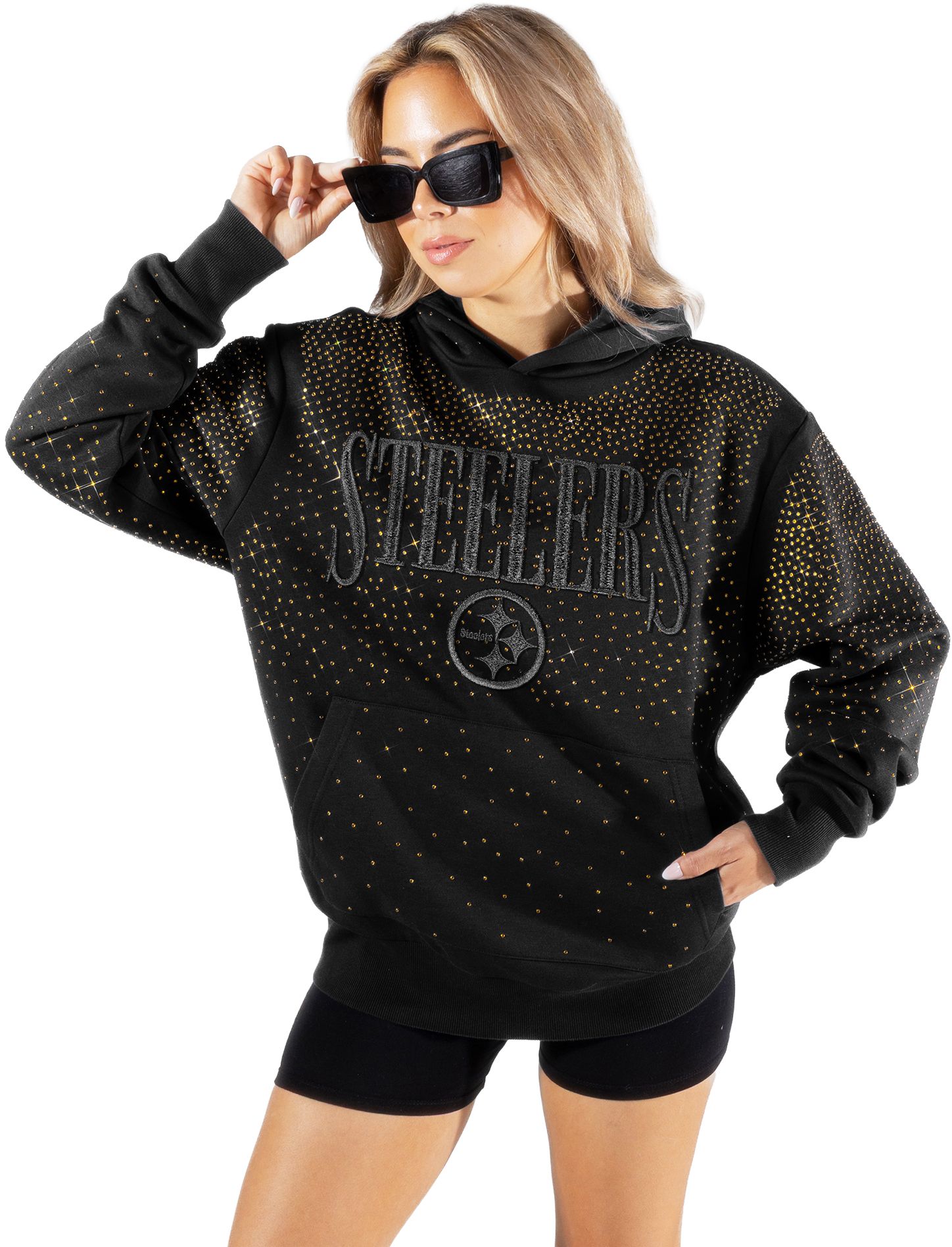 Gameday Couture Women's Pittsburgh Steelers Black Lights Pullover Hoodie product image