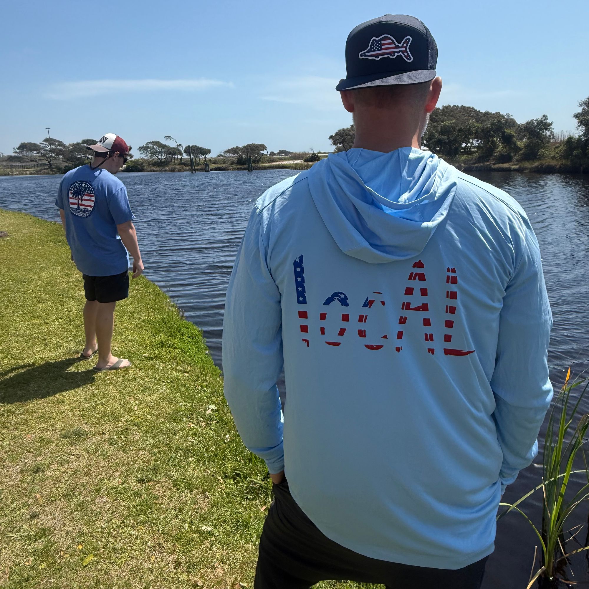 American locALs Adult Alabama Blue Flag Hoodie product image